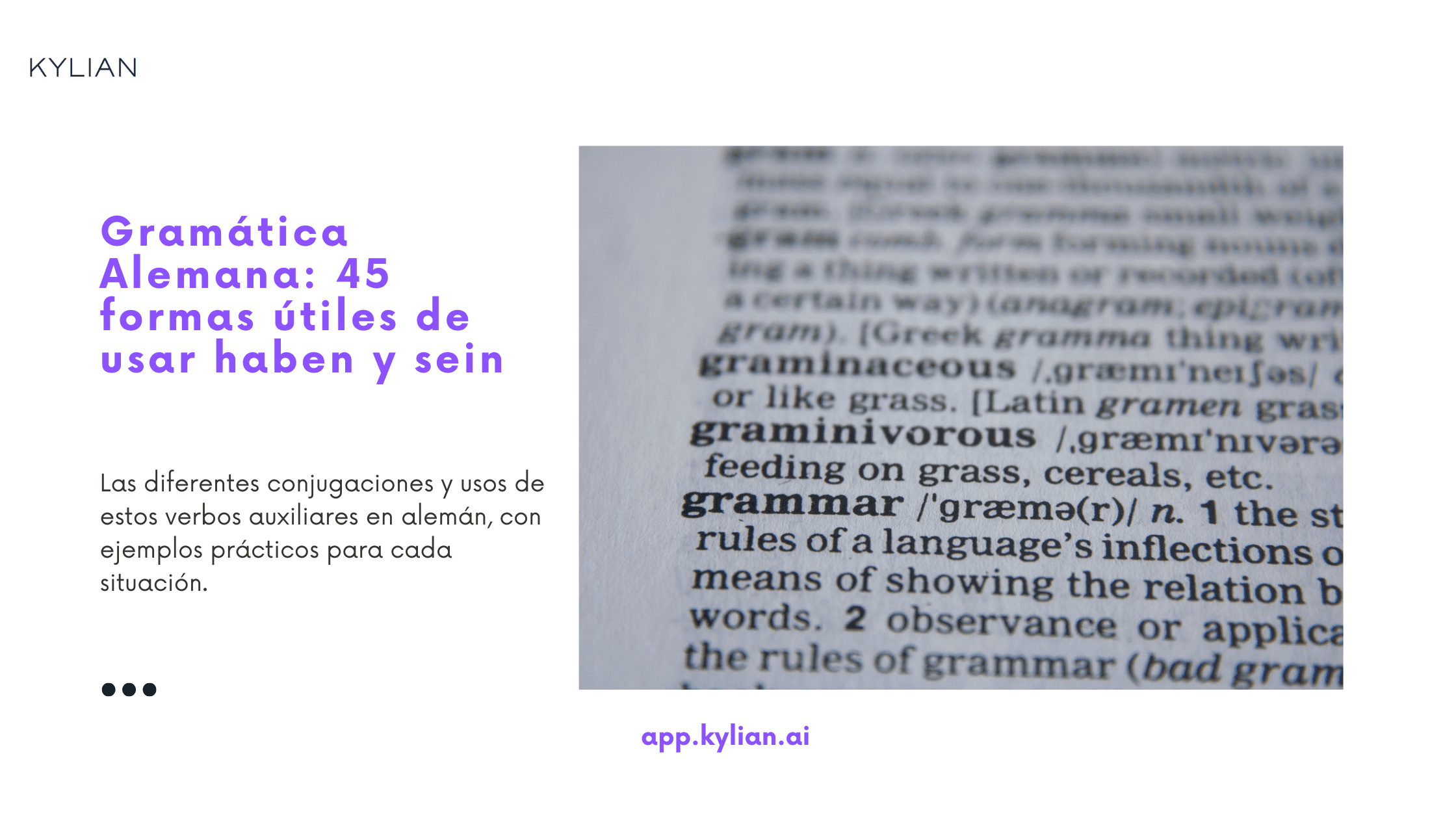 Gramática Alemana: 45 formas útiles de usar haben y sein
