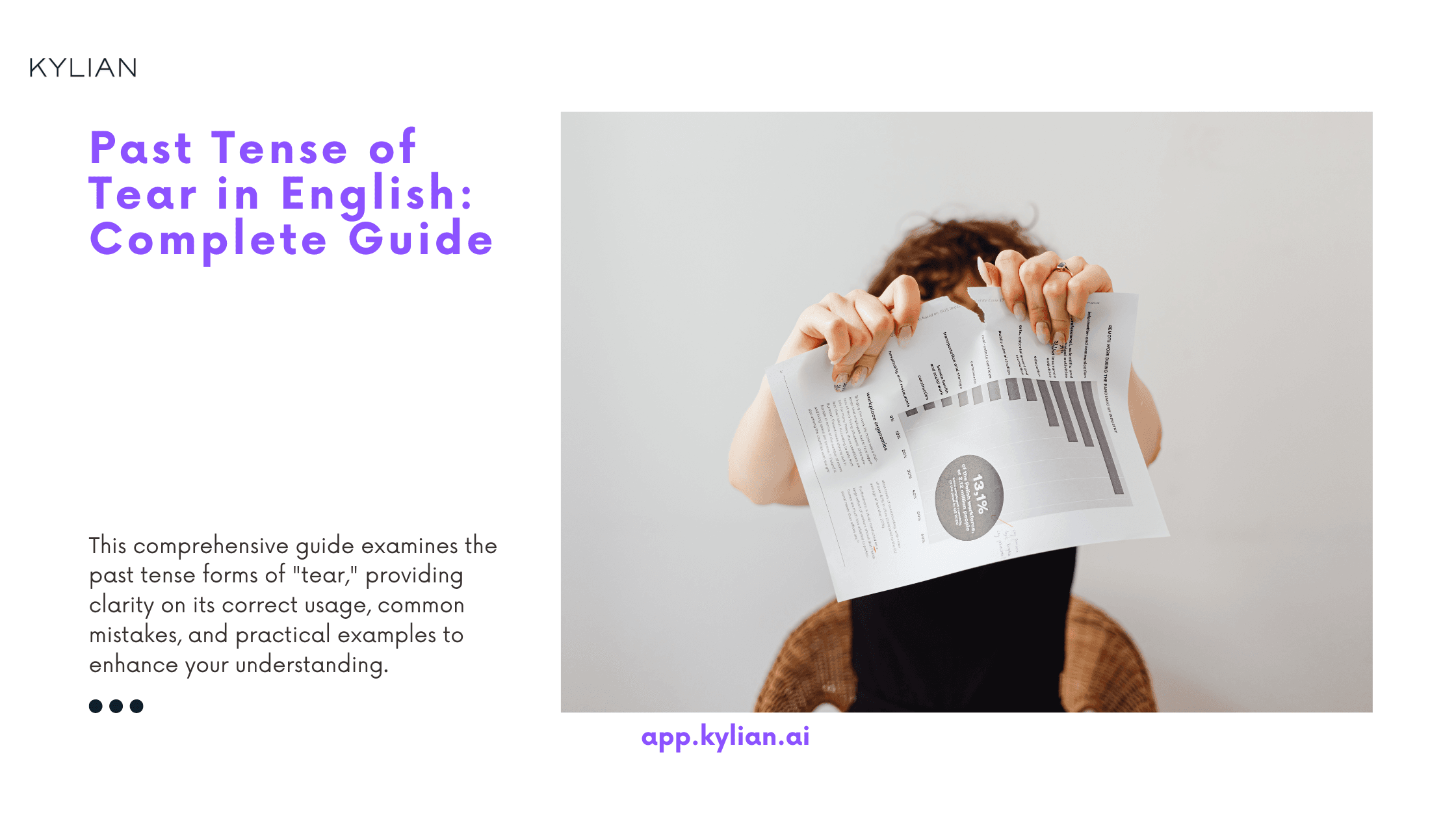 Past Tense of Tear in English: Complete Guide