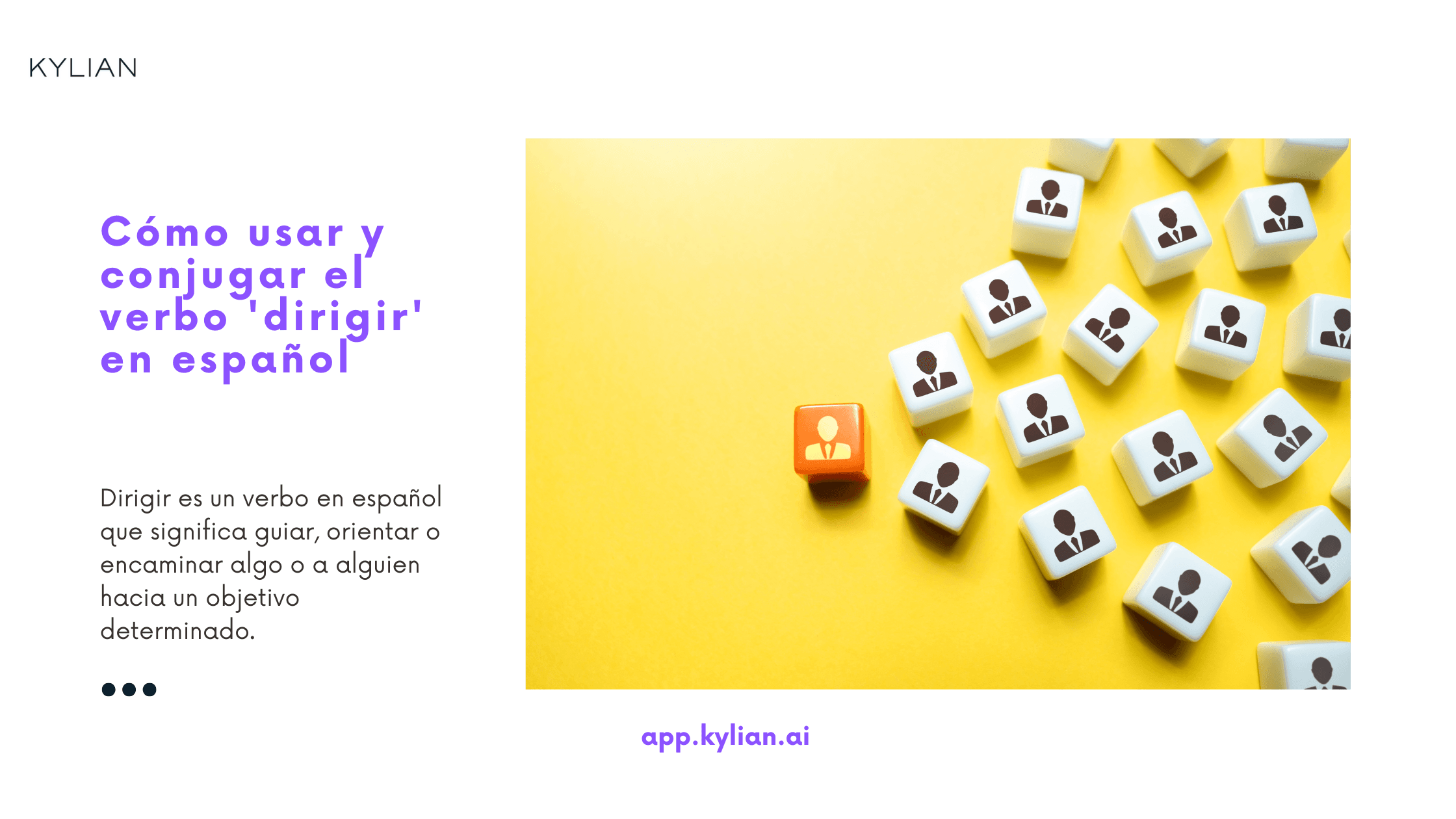 Cómo usar y conjugar el verbo 'dirigir' en español