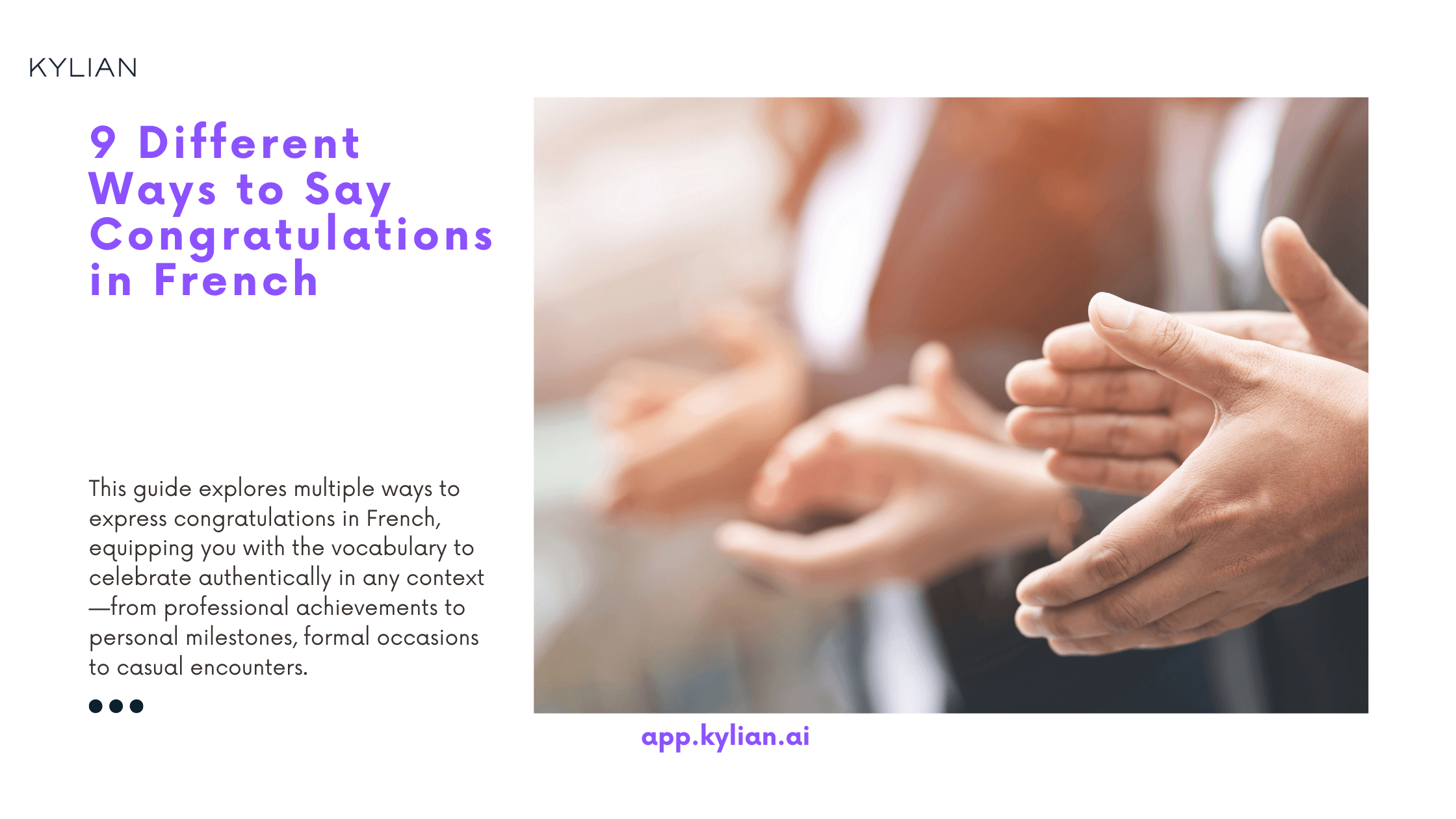 9 Different Ways to Say Congratulations in French