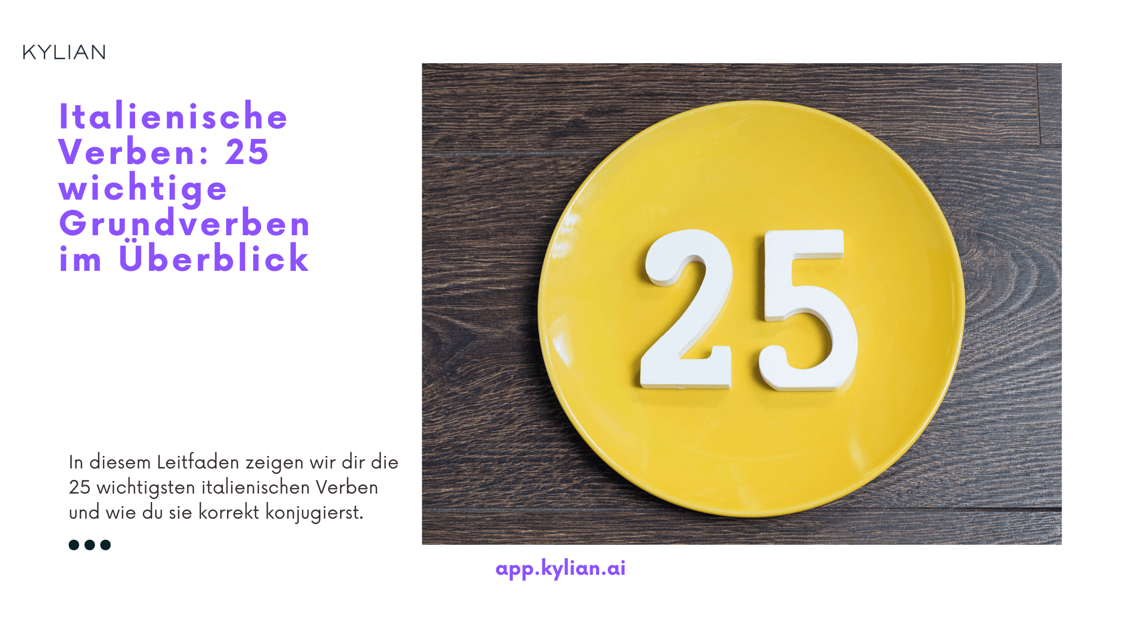 Italienische Verben: 25 wichtige Grundverben im Überblick