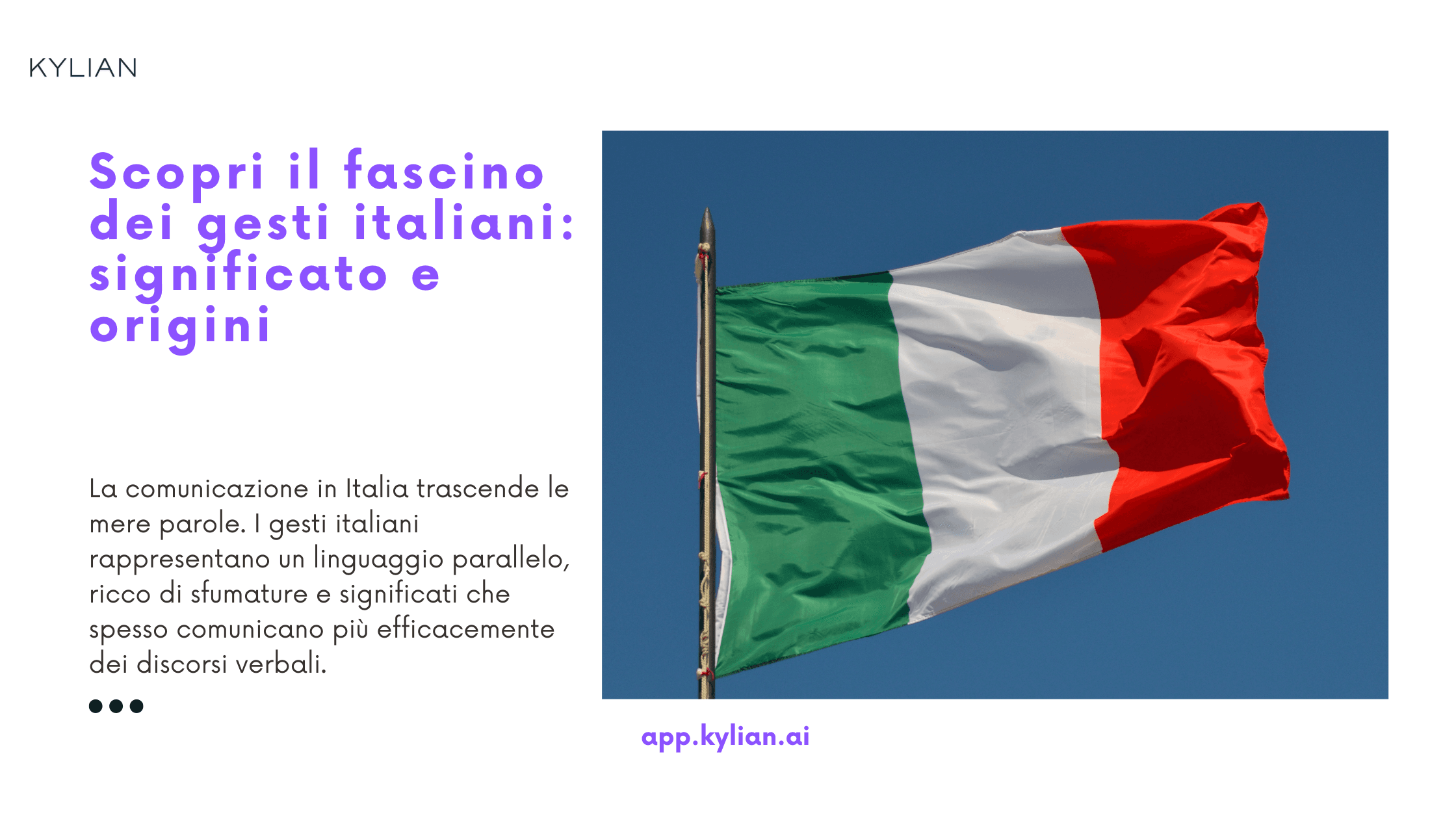 Scopri il fascino dei gesti italiani: significato e origini
