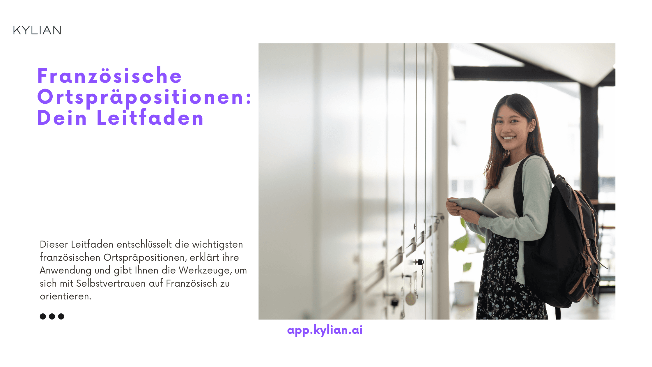 Französische Ortspräpositionen: Dein Leitfaden