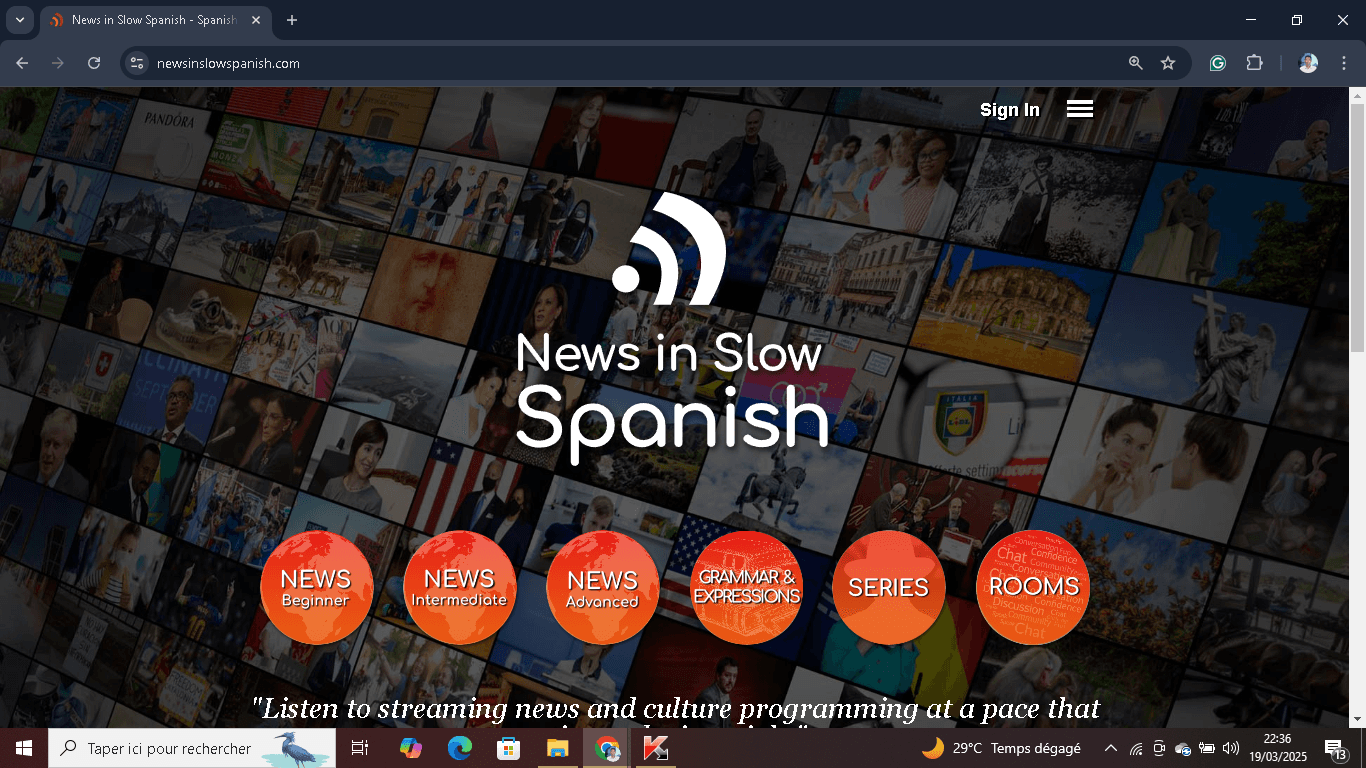 News in Slow Spanish