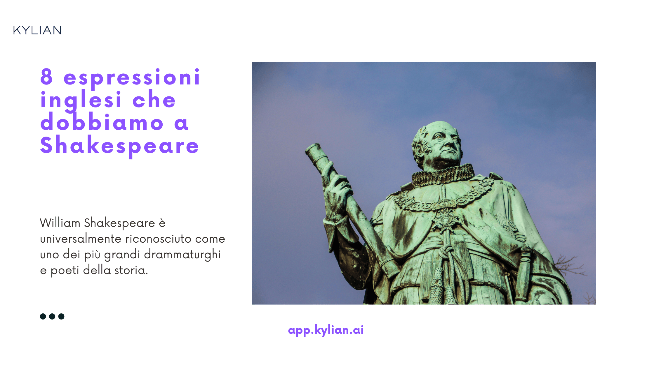 8 espressioni inglesi che dobbiamo a Shakespeare