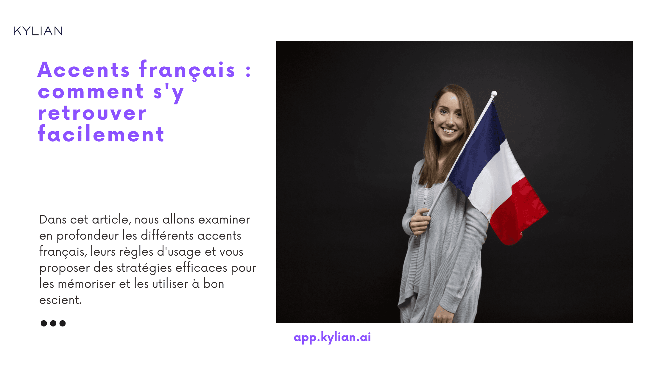 Accents français : comment s'y retrouver facilement