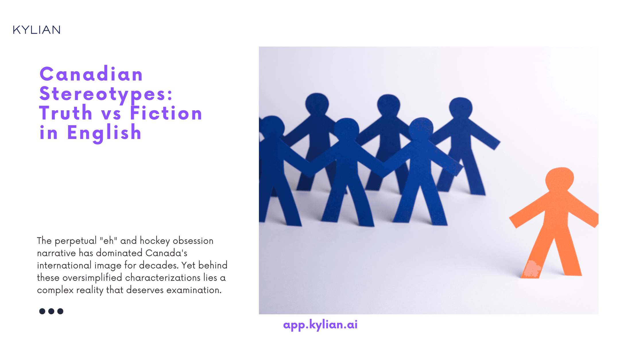 Canadian Stereotypes: Truth vs Fiction in English