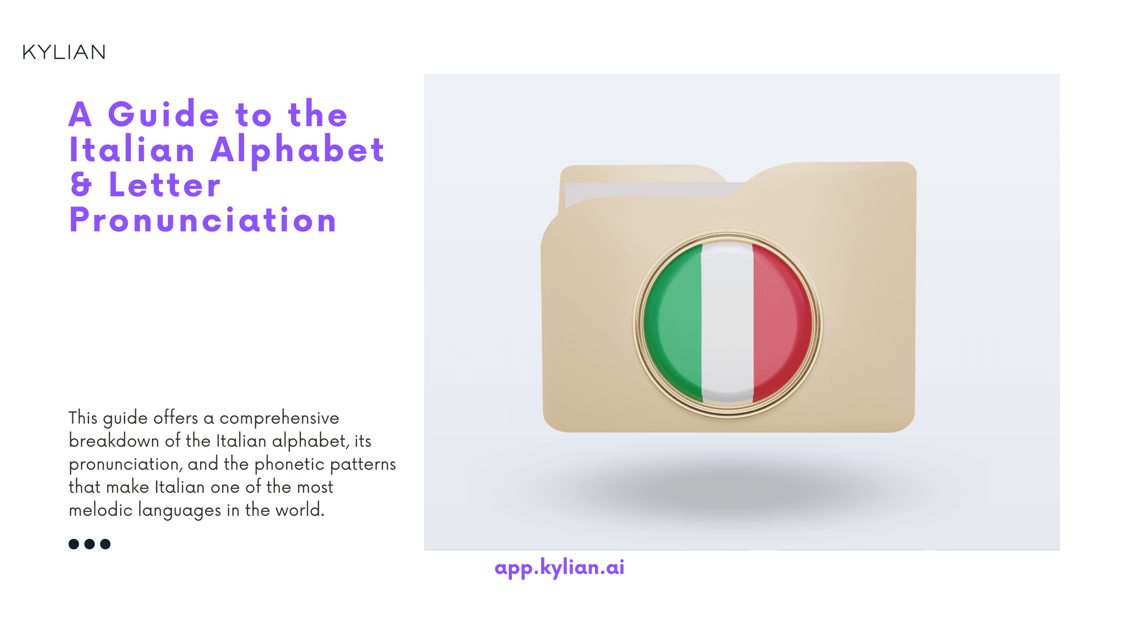 A Guide to the Italian Alphabet & Letter Pronunciation