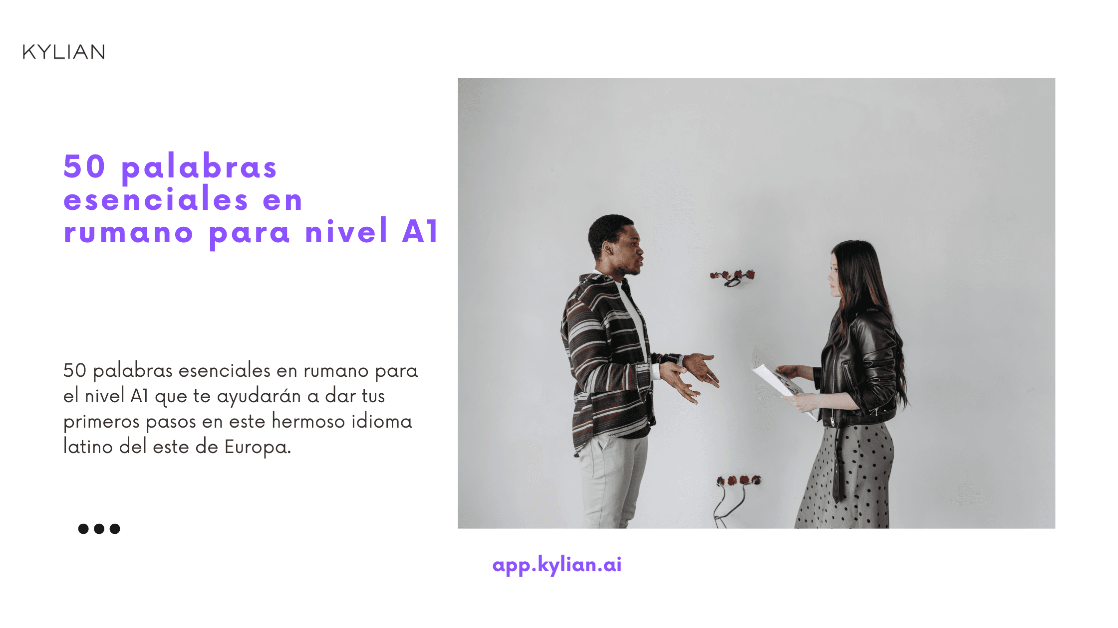 50 palabras esenciales en rumano para nivel A1