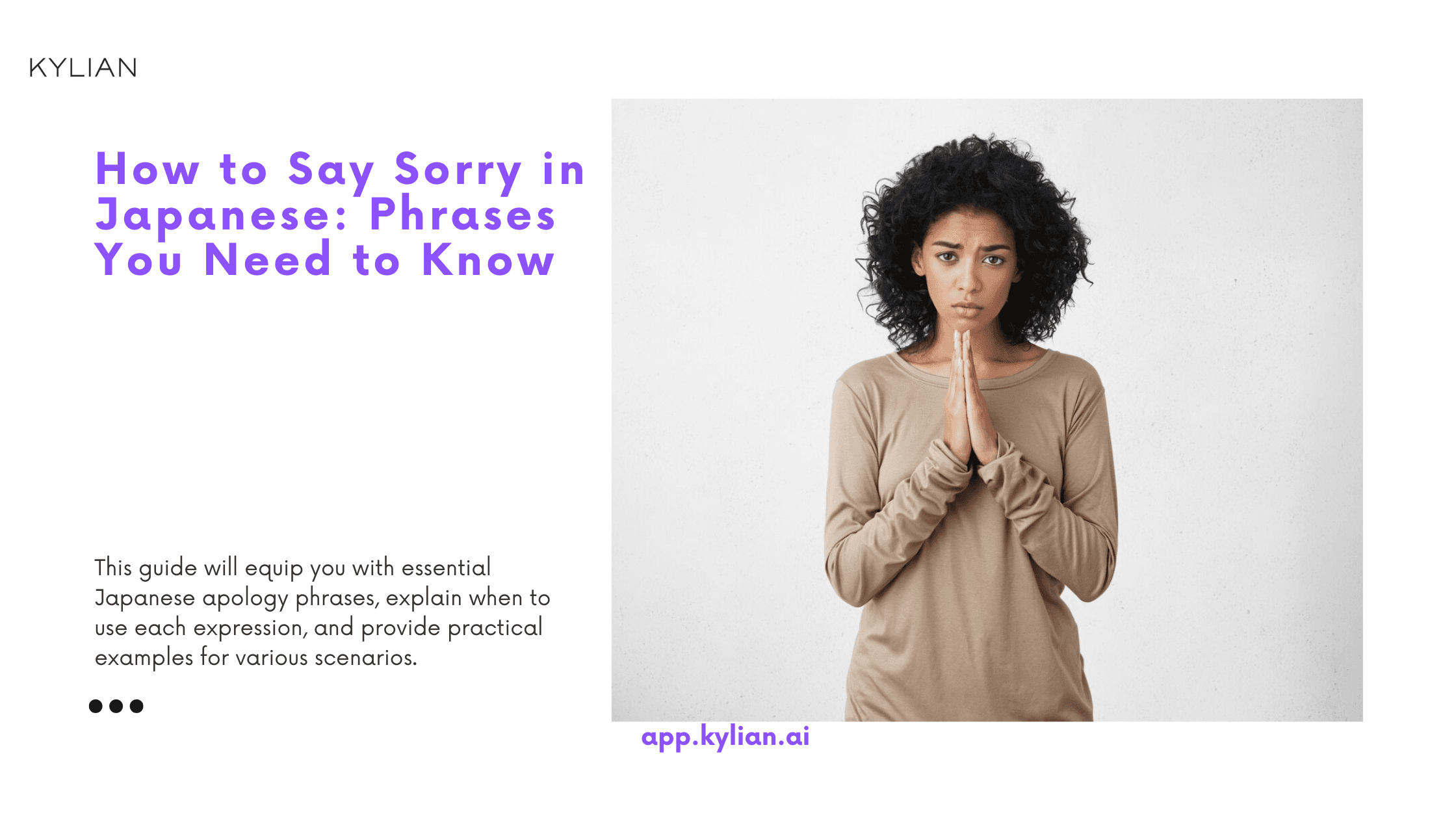 How to Say Sorry in Japanese: Phrases You Need to Know