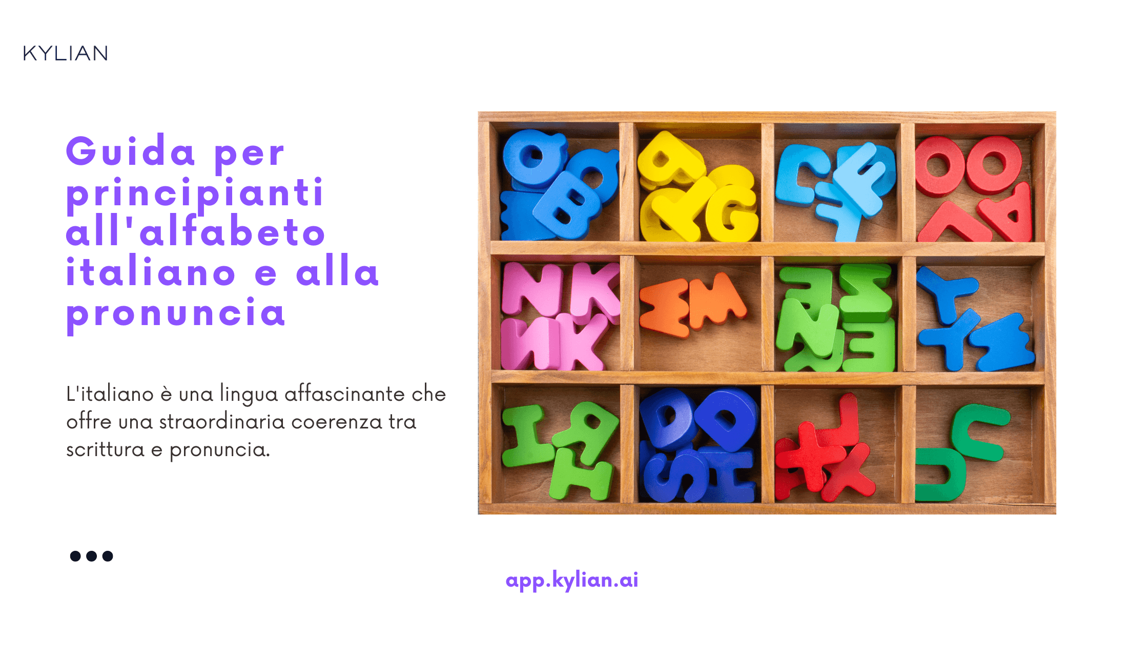 Guida per principianti all'alfabeto italiano e alla pronuncia