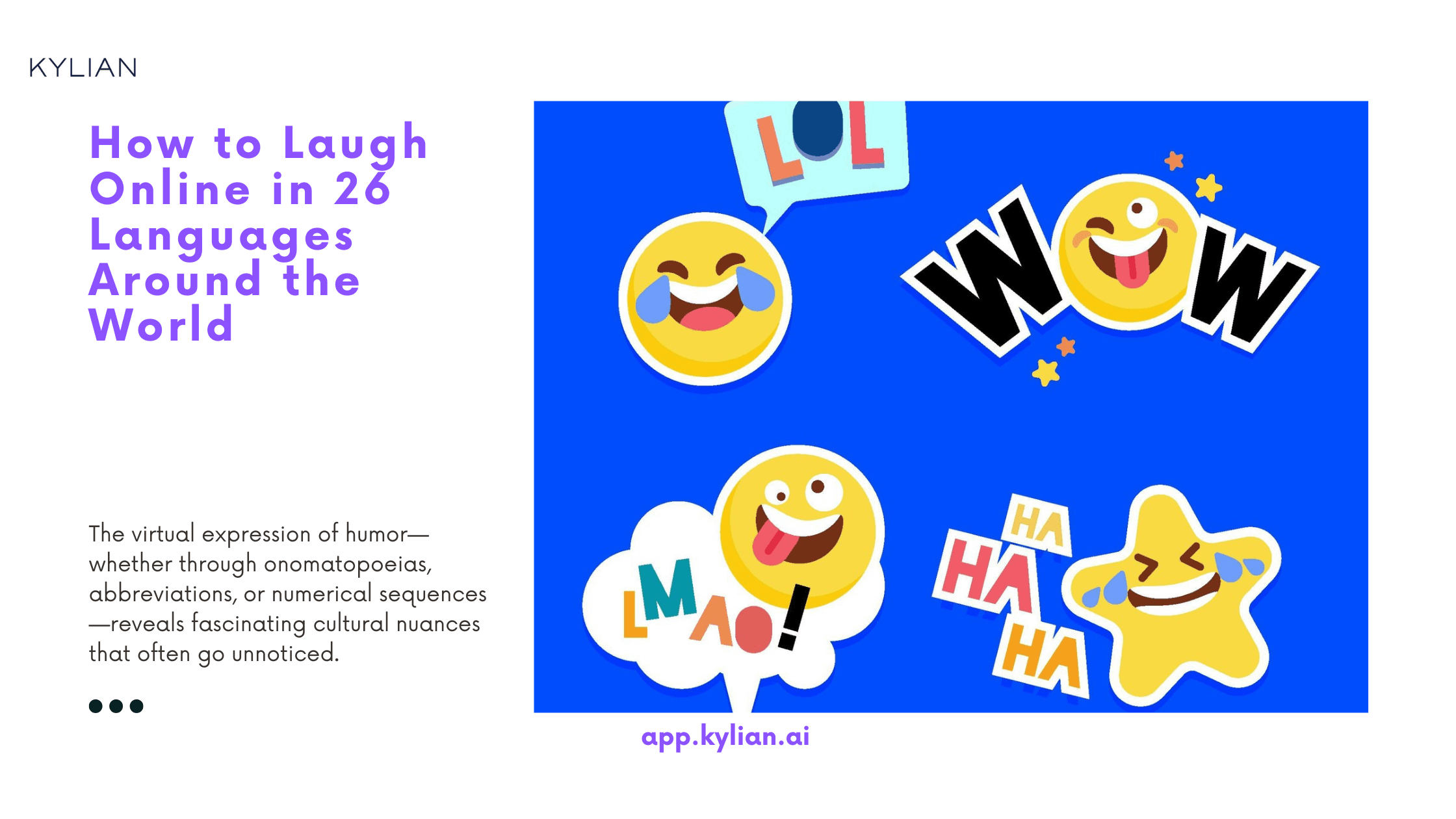 How to Laugh Online in 26 Languages Around the World