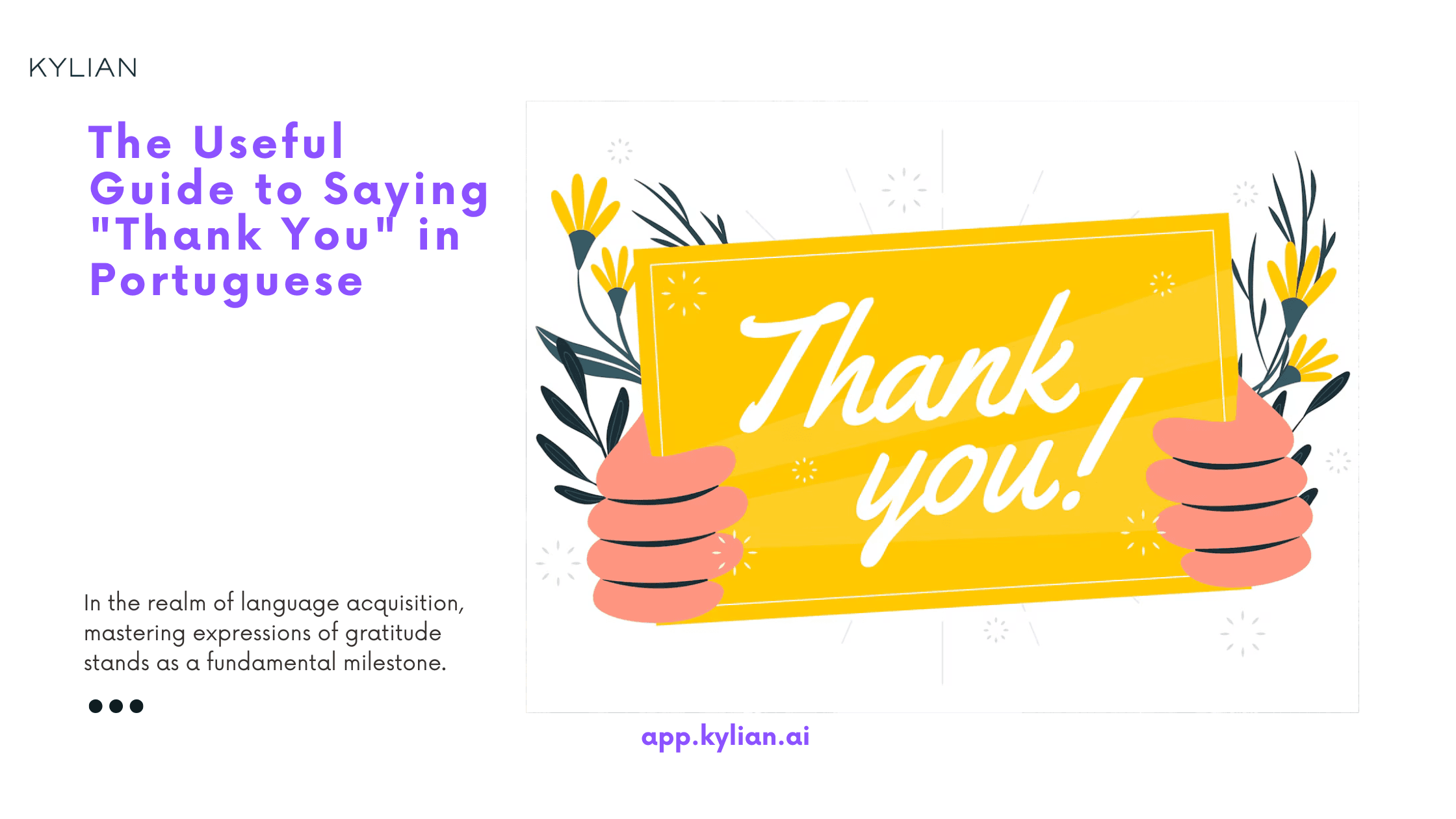 The Useful Guide to Saying "Thank You" in Portuguese