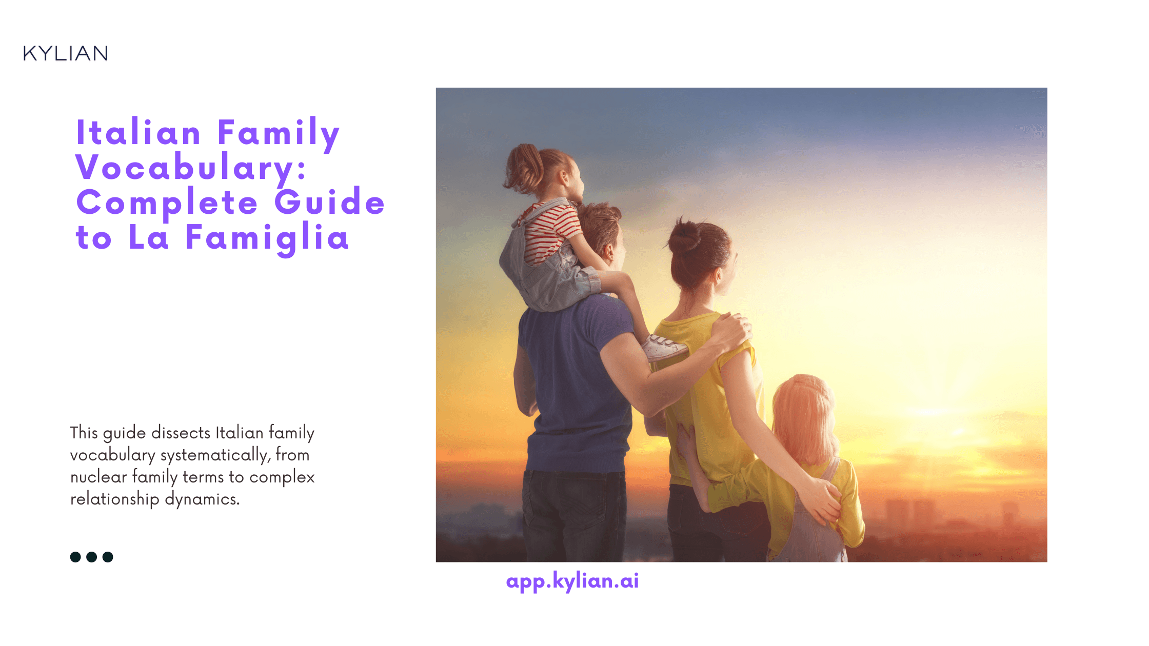 Italian Family Vocabulary: Complete Guide to La Famiglia