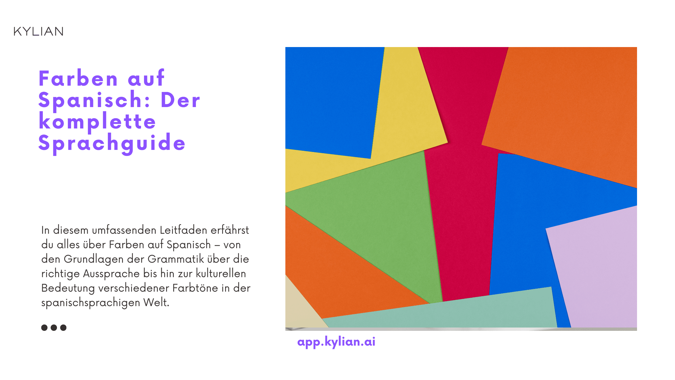 Farben auf Spanisch: Der komplette Sprachguide