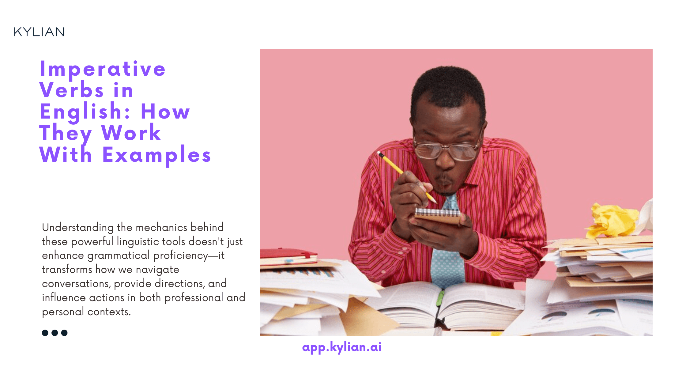 Imperative Verbs in English: How They Work With Examples