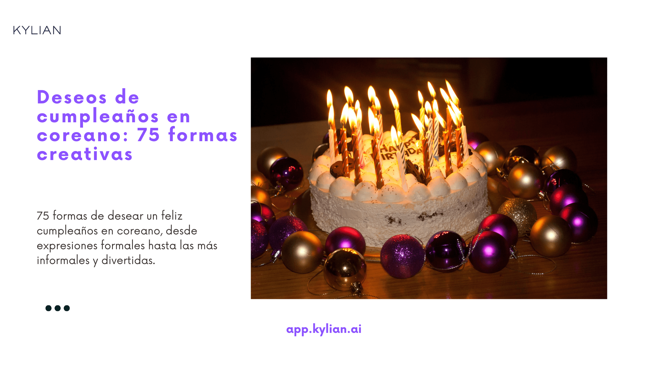 Deseos de cumpleaños en coreano: 75 formas creativas