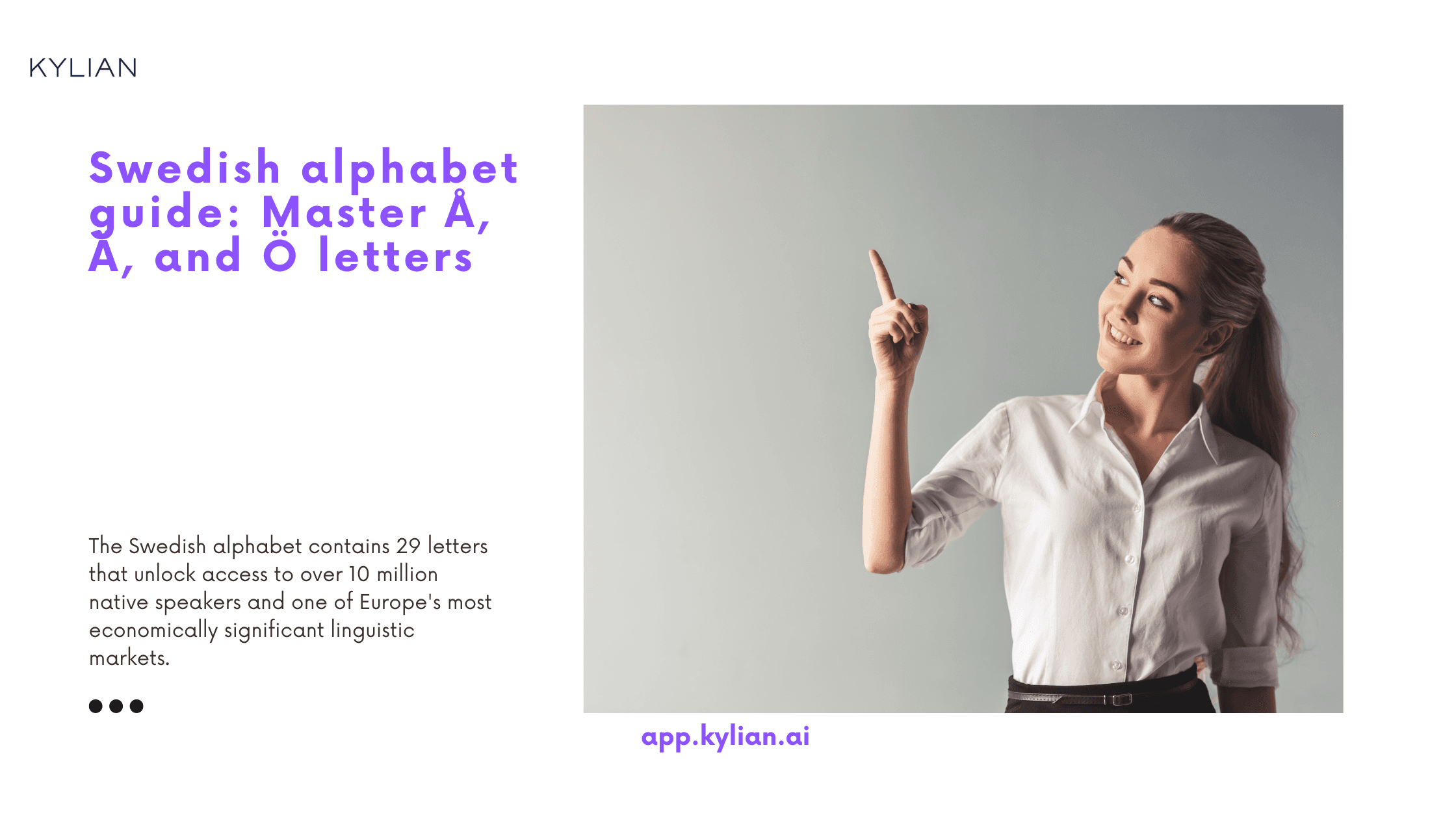 Swedish alphabet guide: Master Å, Ä, and Ö letters