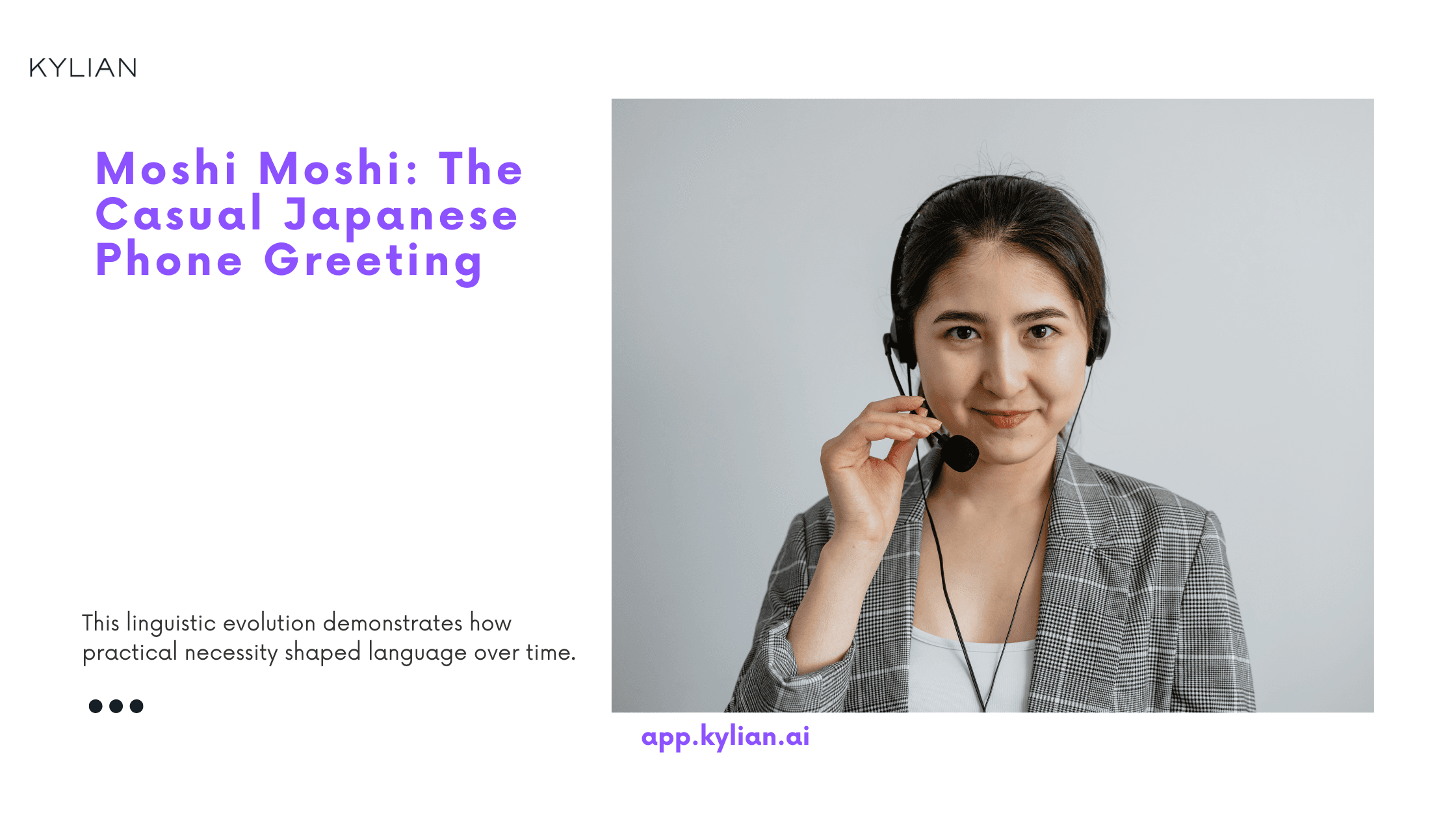Moshi Moshi: The Casual Japanese Phone Greeting