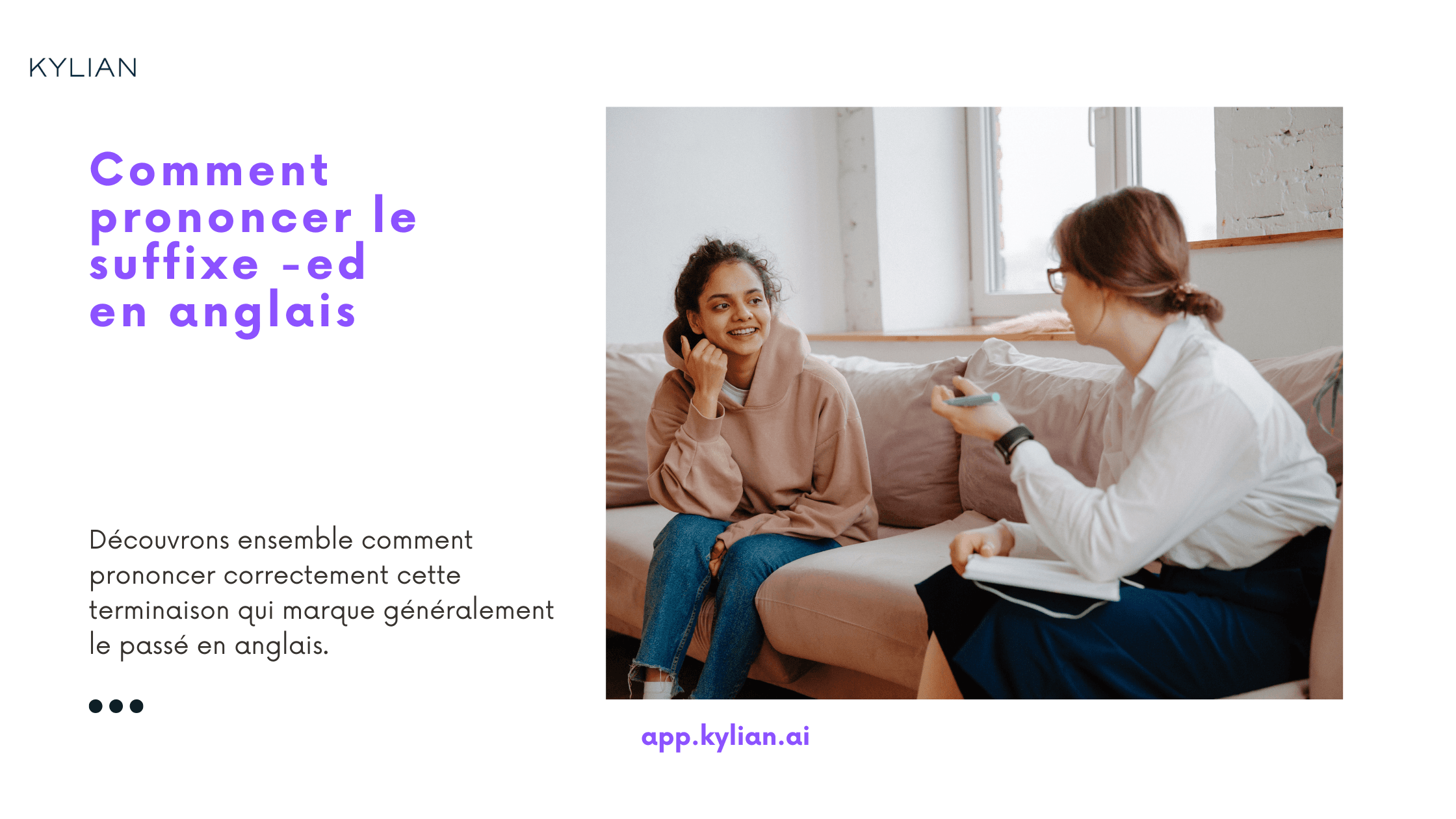 Comment prononcer le suffixe -ed en anglais