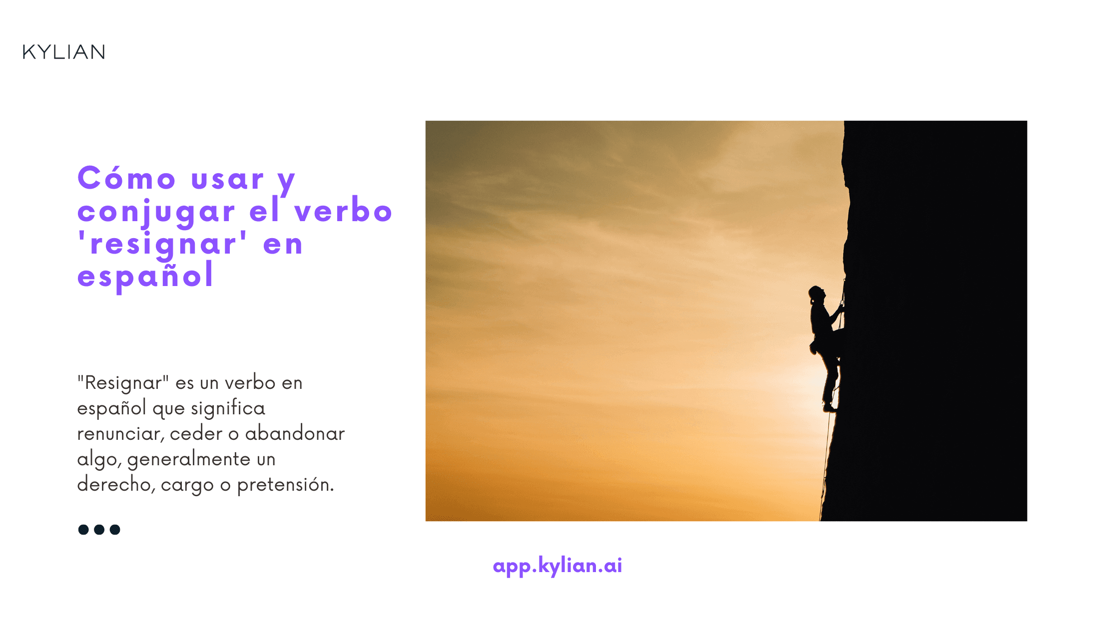 Cómo usar y conjugar el verbo 'resignar' en español