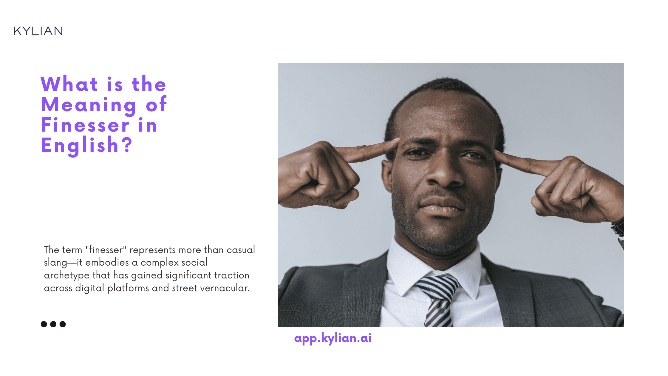 What is the Meaning of Finesser in English?