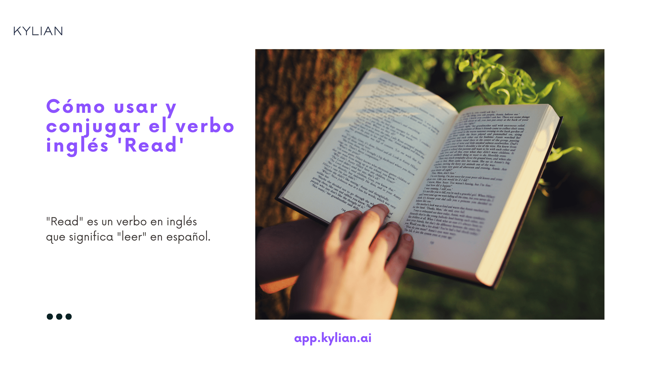 Cómo usar y conjugar el verbo inglés 'Read'