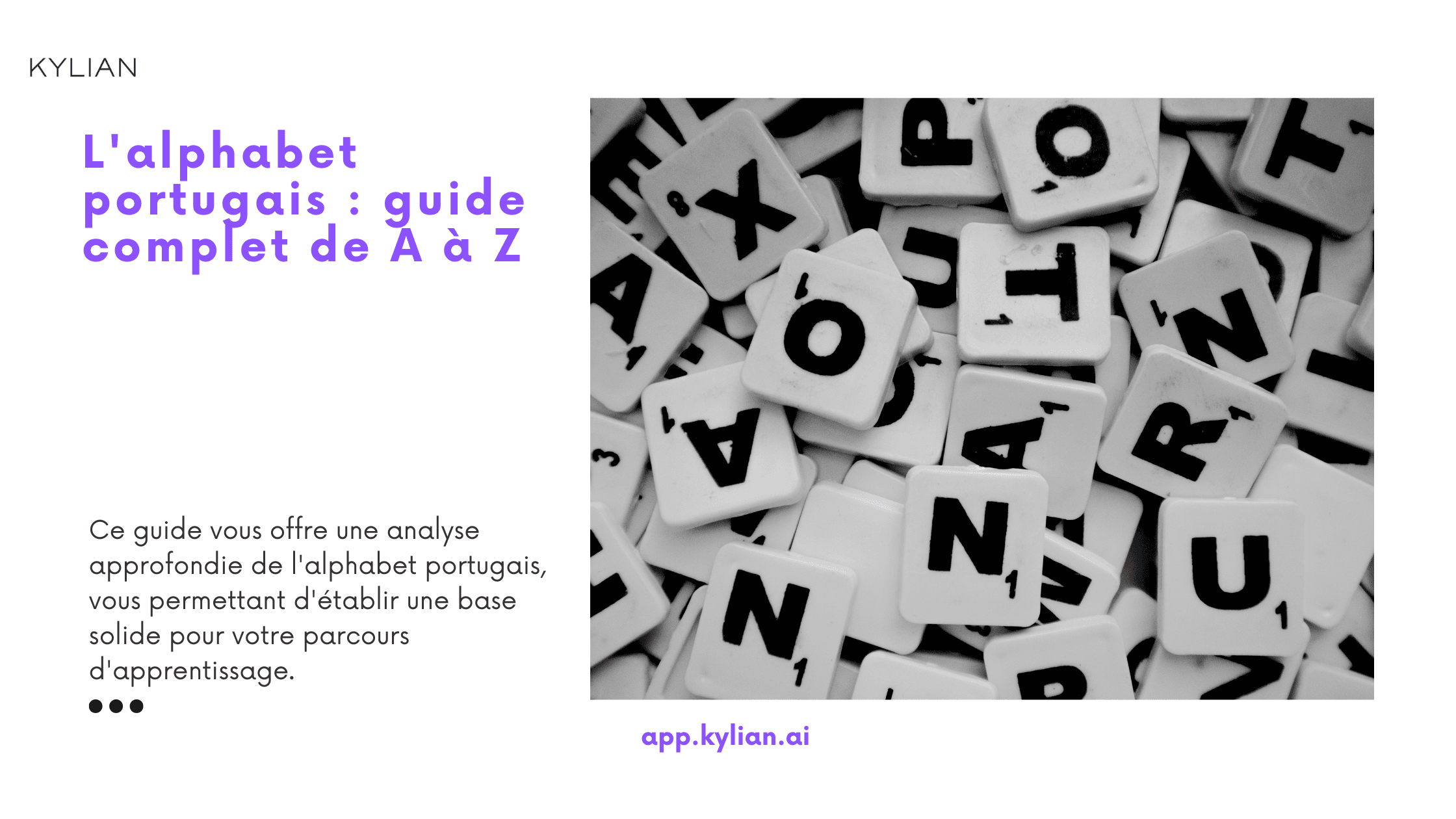 L'alphabet portugais : guide complet de A à Z