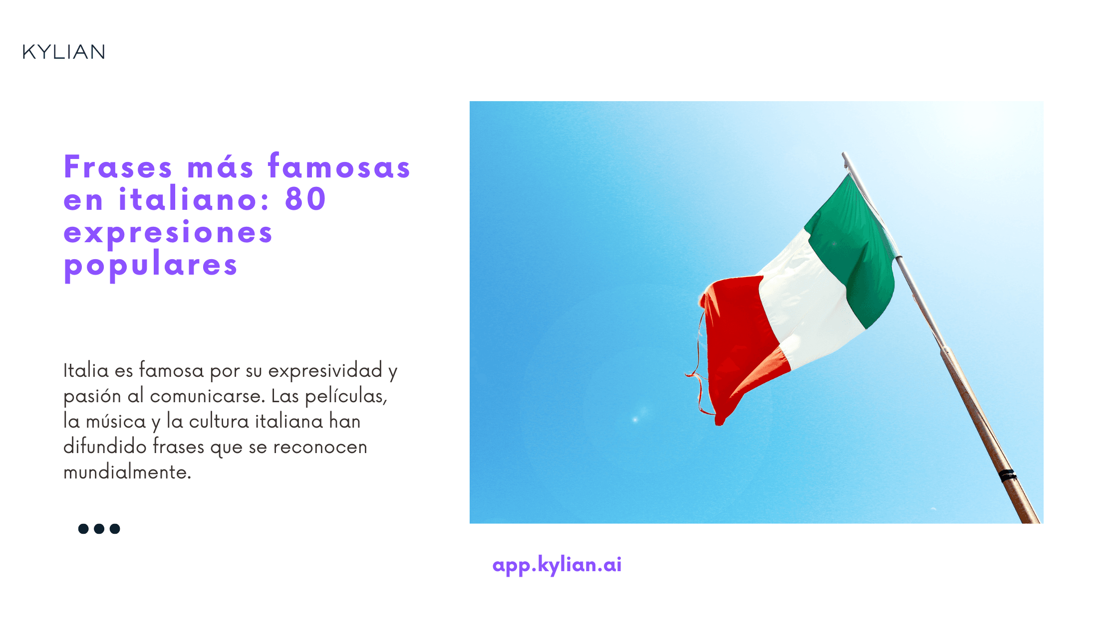 Frases más famosas en italiano: 80 expresiones populares