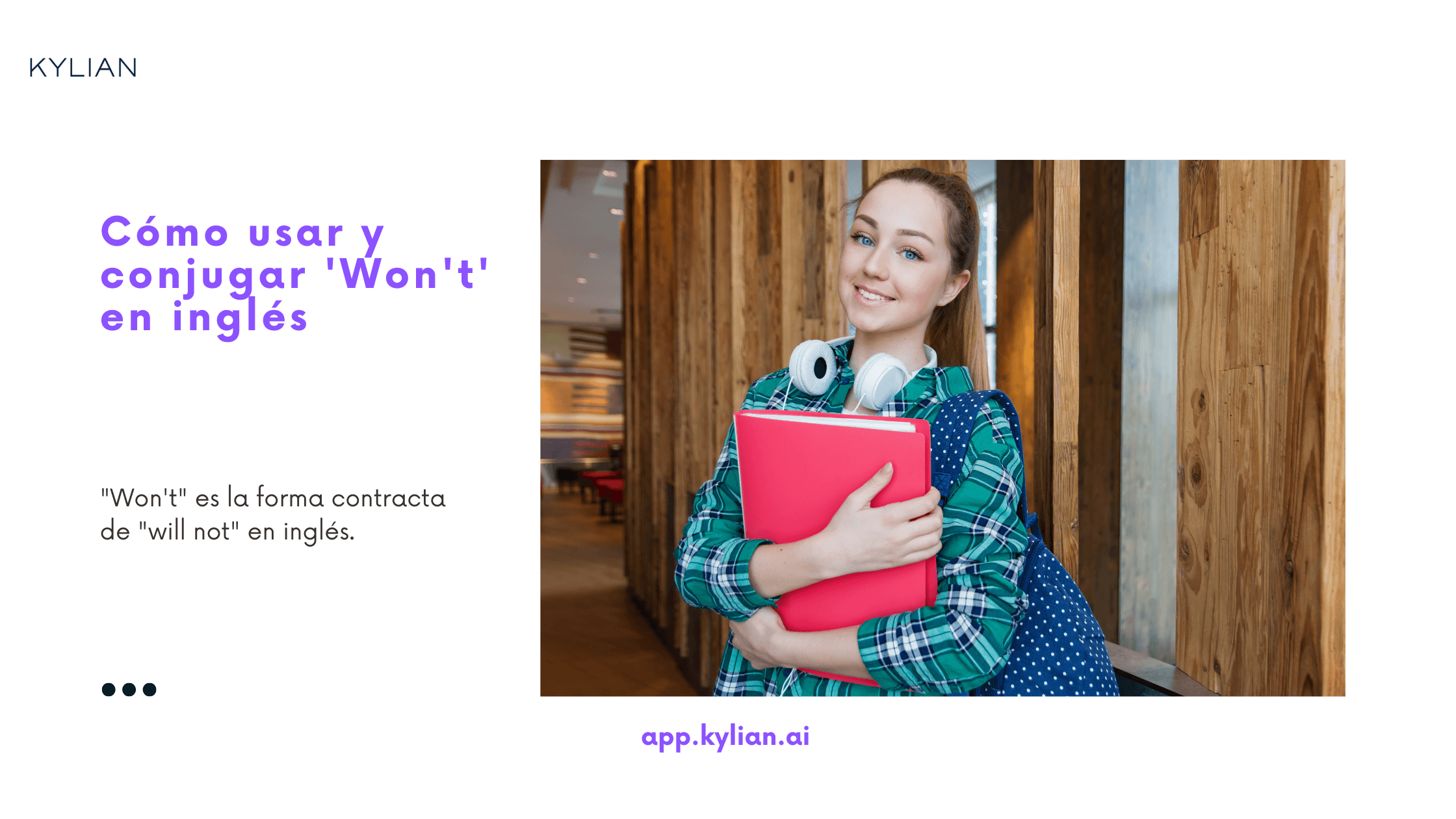 Cómo usar y conjugar 'Won't' en inglés