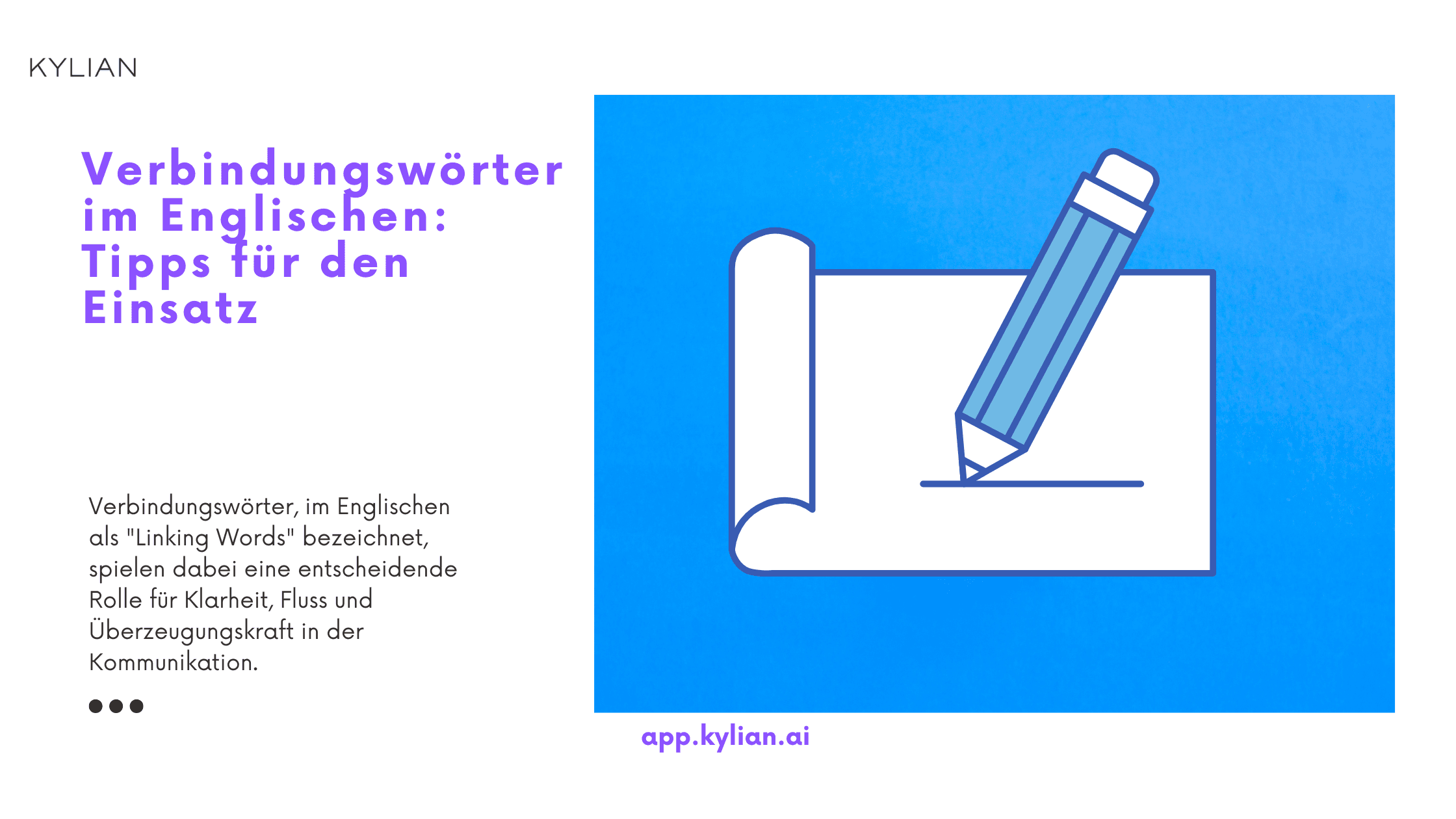 Verbindungswörter im Englischen: Tipps für den Einsatz