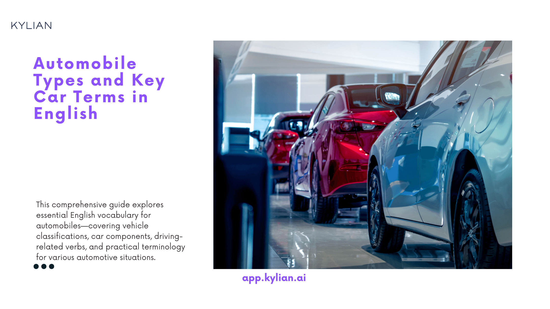 Automobile Types and Key Car Terms in English