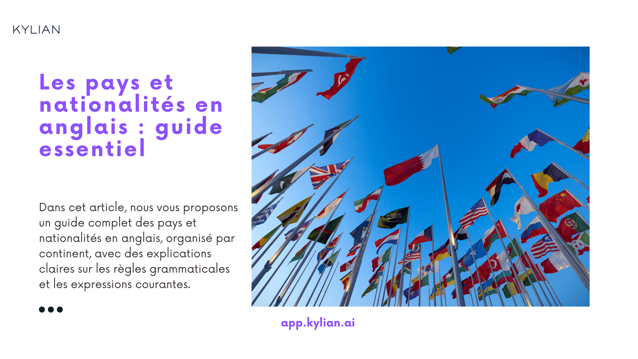 Les pays et nationalités en anglais : guide essentiel