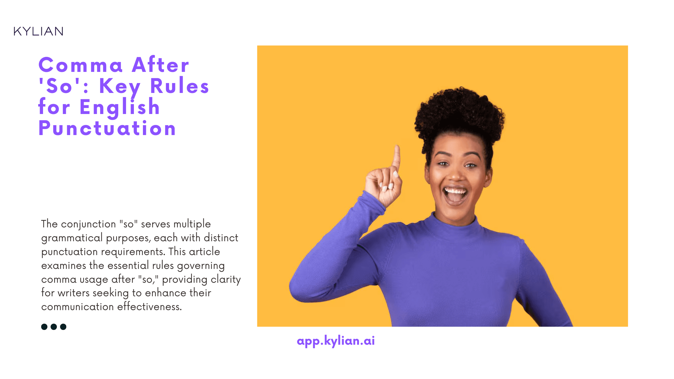 Comma After 'So': Key Rules for English Punctuation