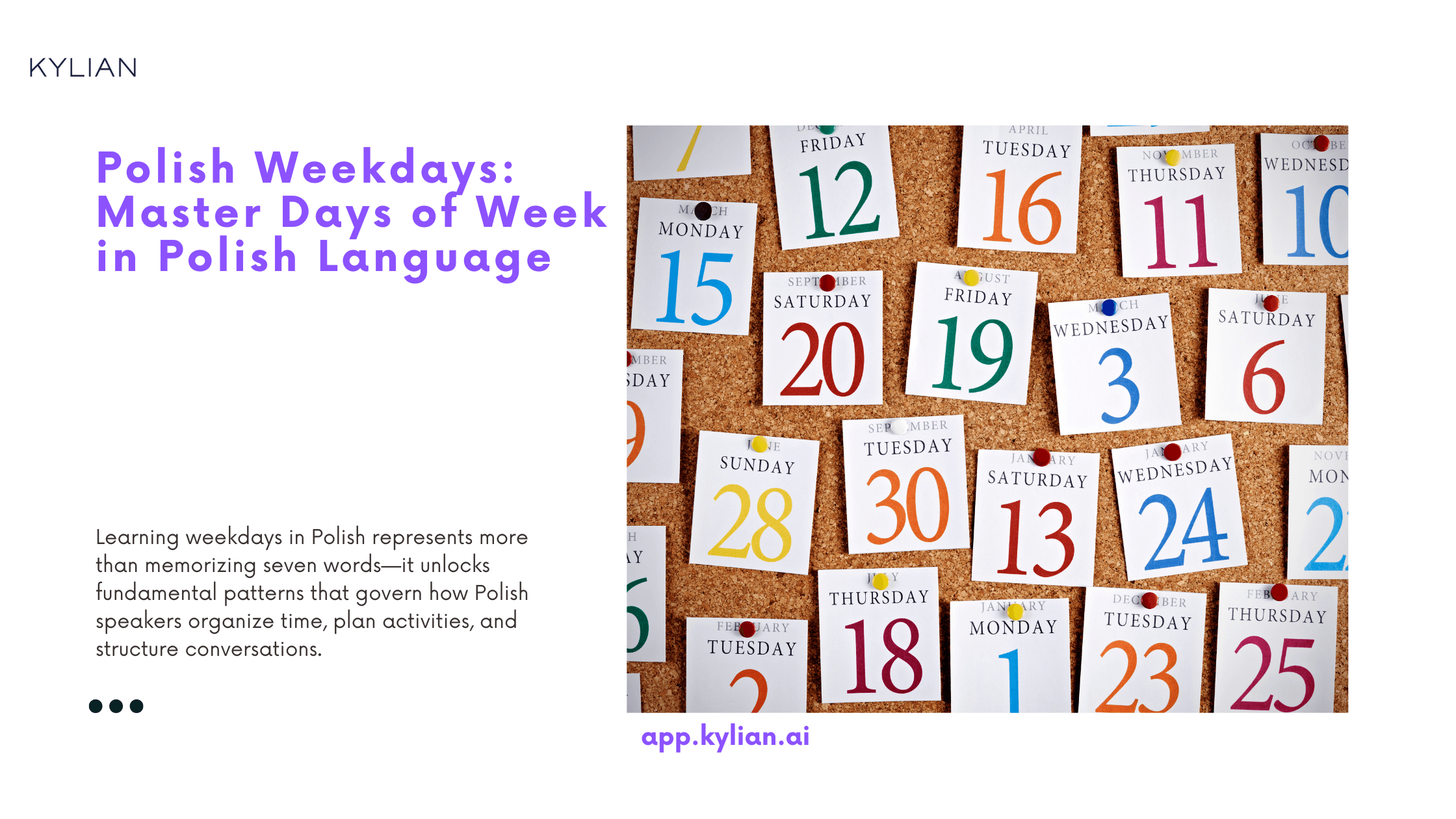 Polish Weekdays: Master Days of Week in Polish Language