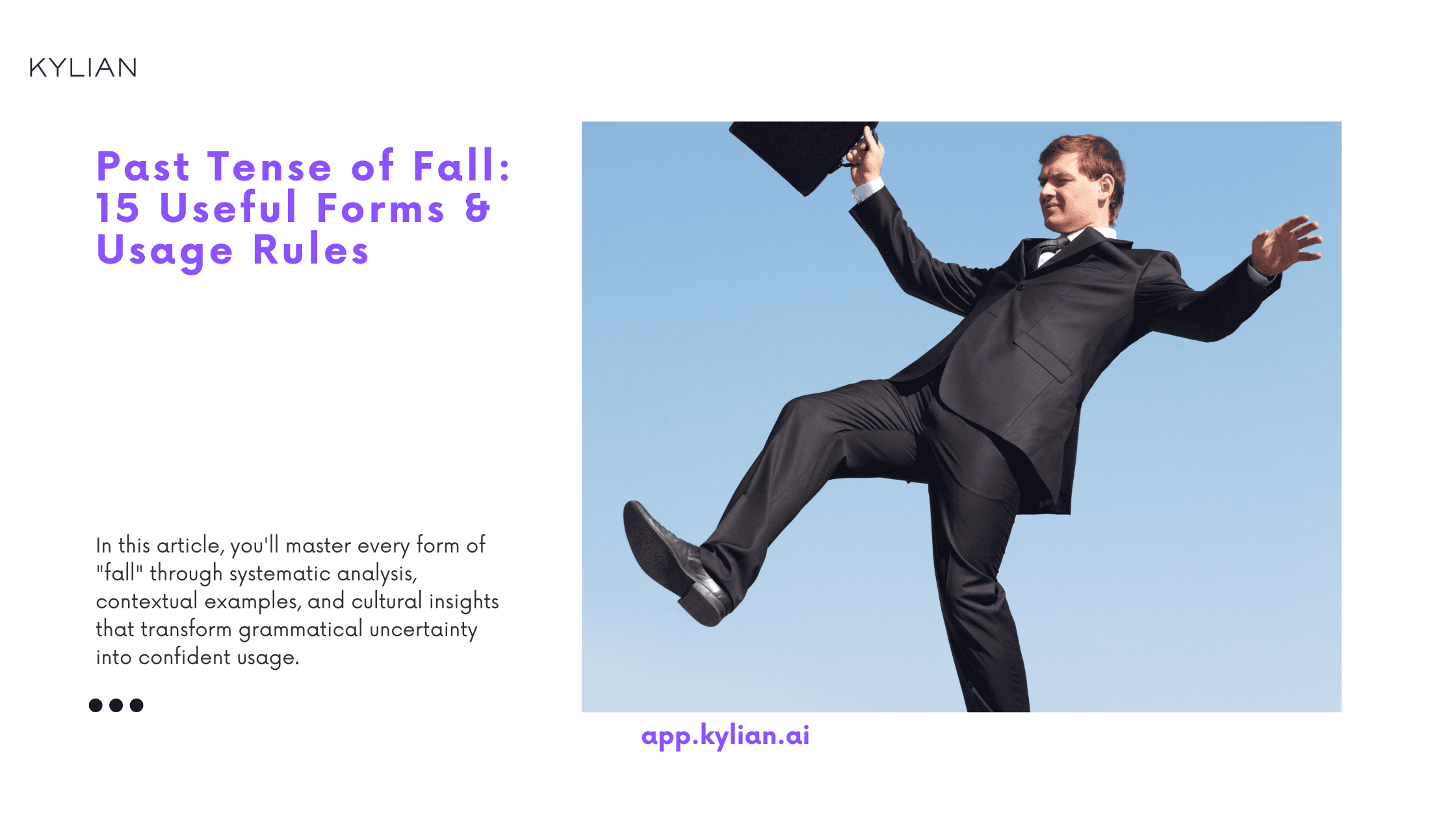 Past Tense of Fall: 15 Useful Forms & Usage Rules