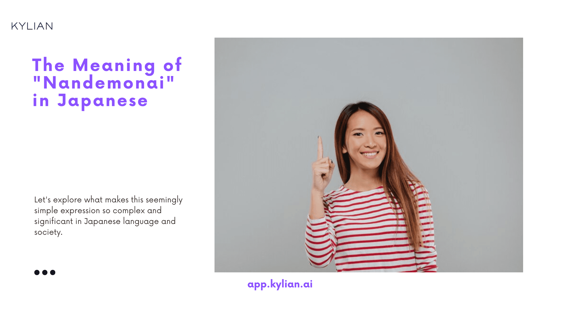 The Meaning of "Nandemonai" in Japanese