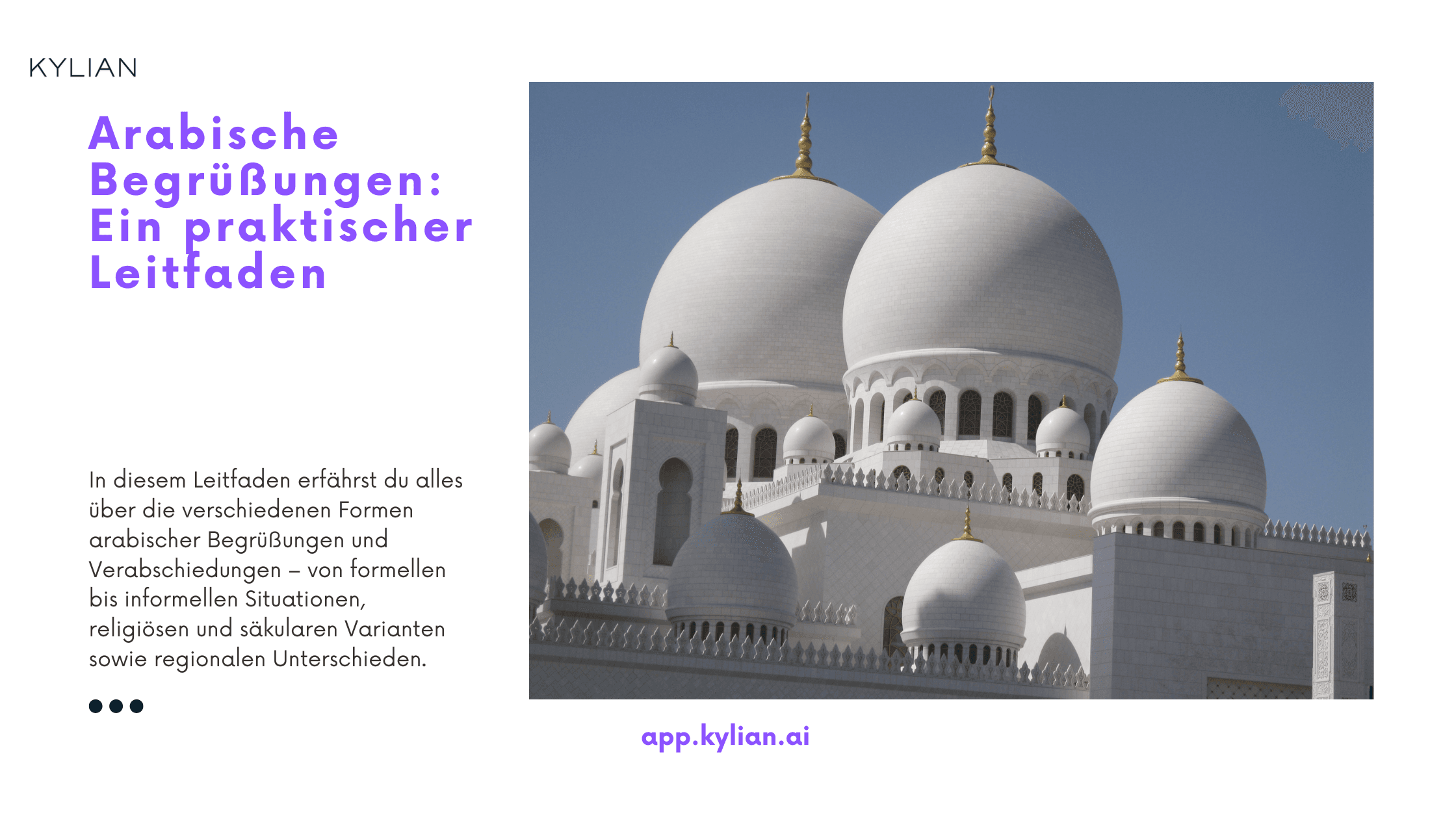 Arabische Begrüßungen: Ein praktischer Leitfaden