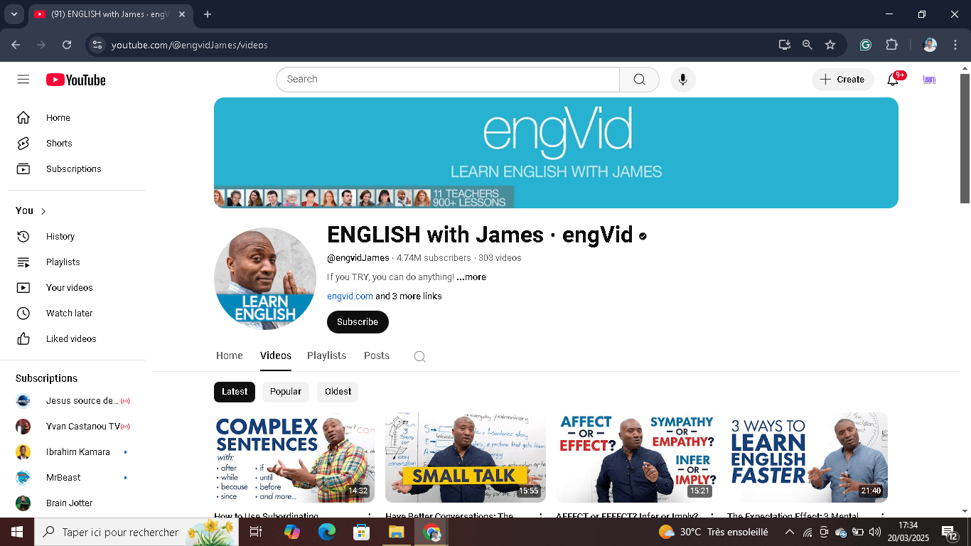 JamesESL English Lessons