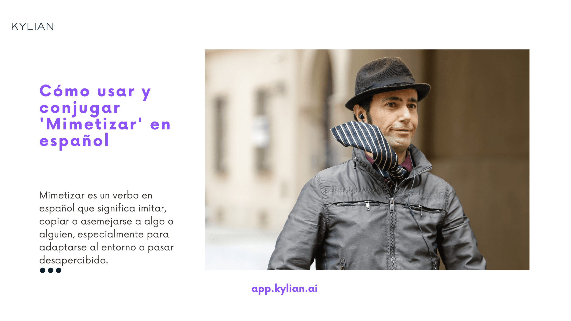 Cómo usar y conjugar 'Mimetizar' en español
