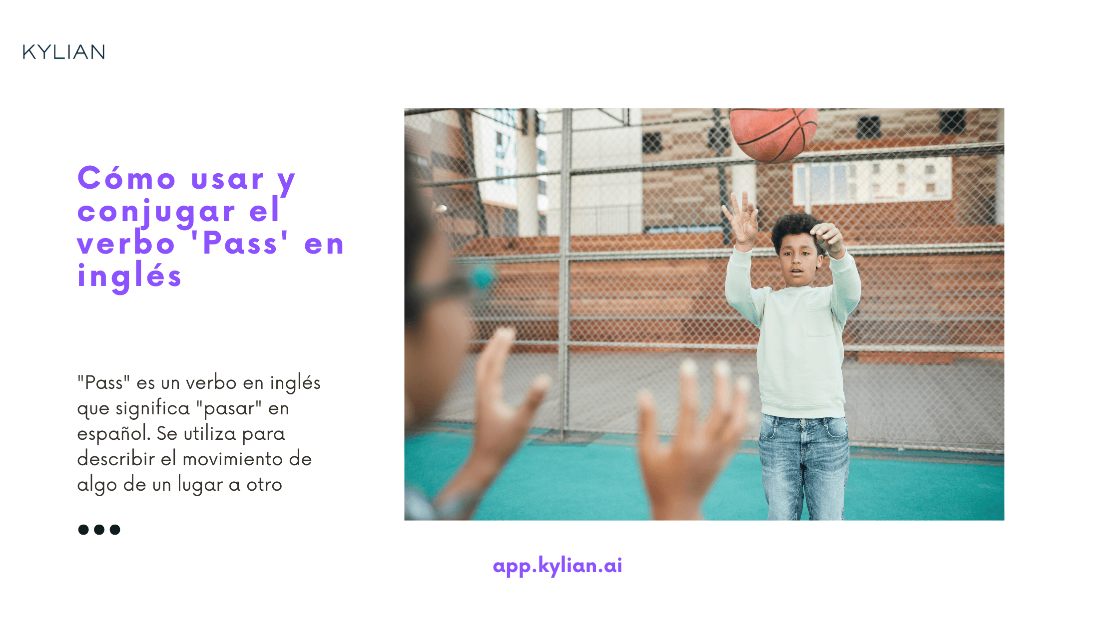 Cómo usar y conjugar el verbo 'Pass' en inglés