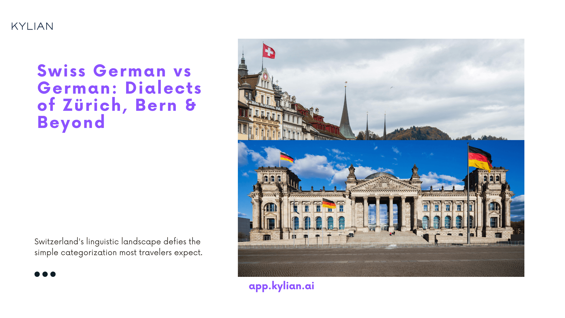 Swiss German vs German: Dialects of Zürich, Bern & Beyond