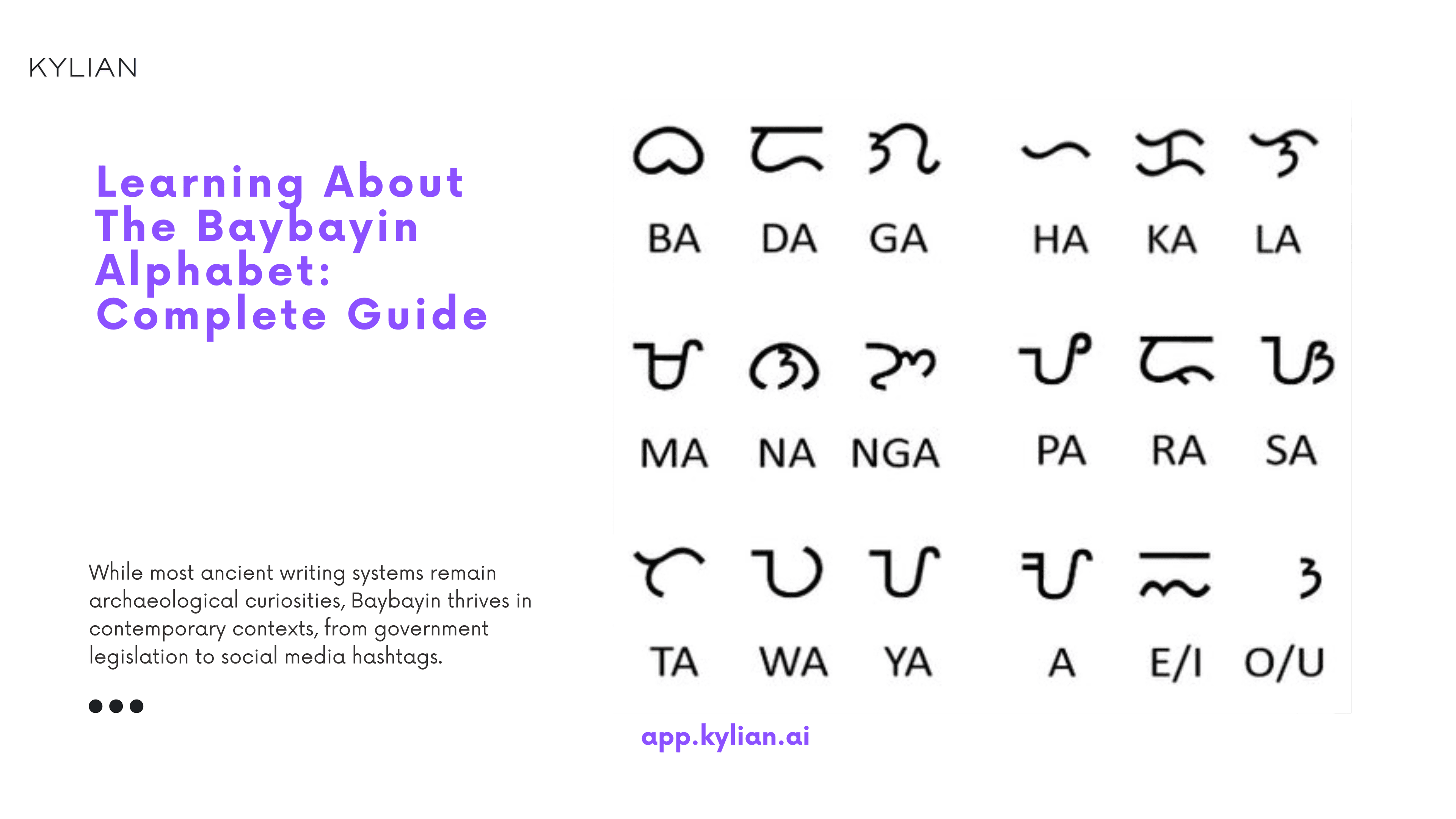 Learning About The Baybayin Alphabet: Complete Guide