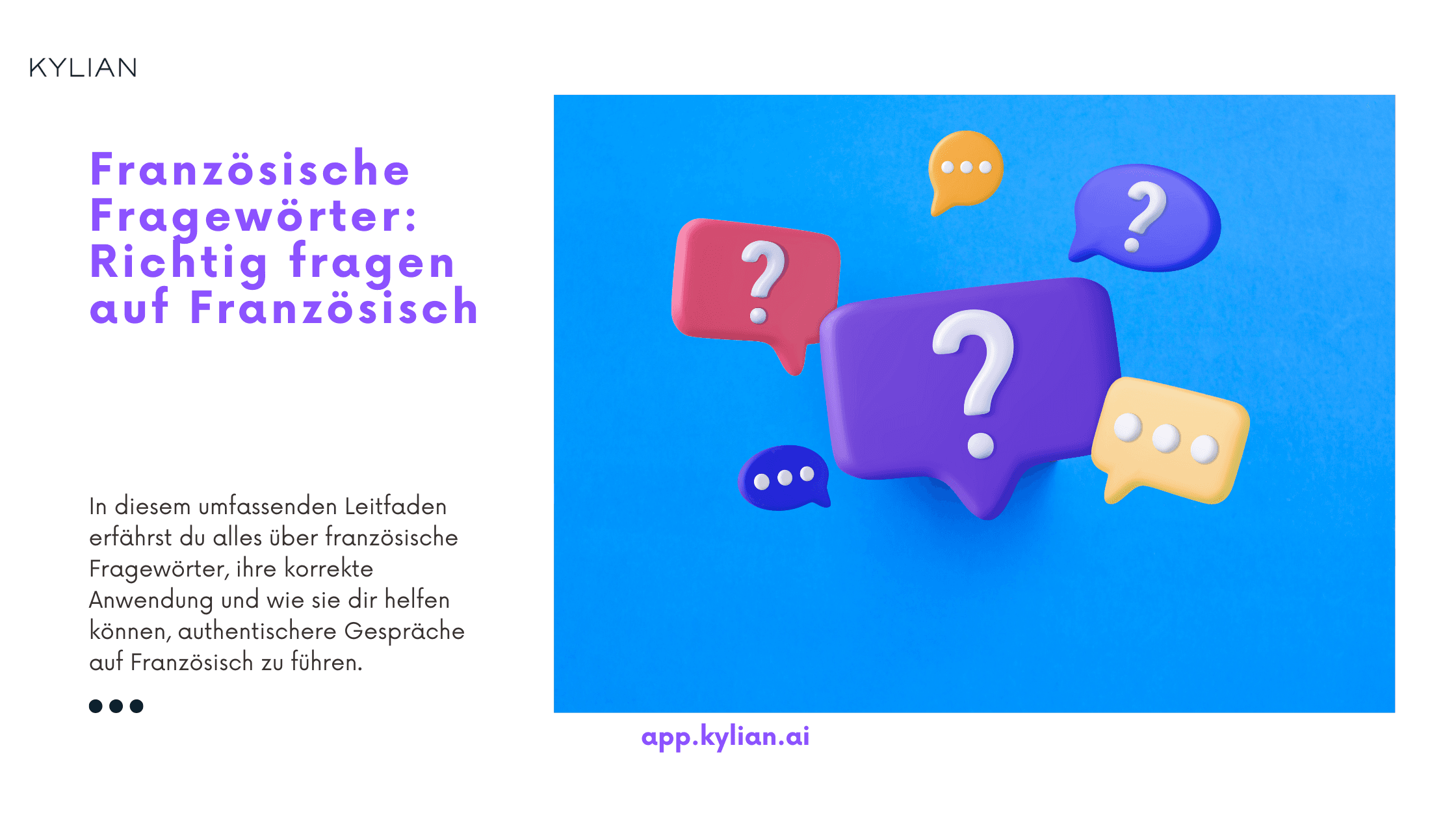 Französische Fragewörter: Richtig fragen auf Französisch