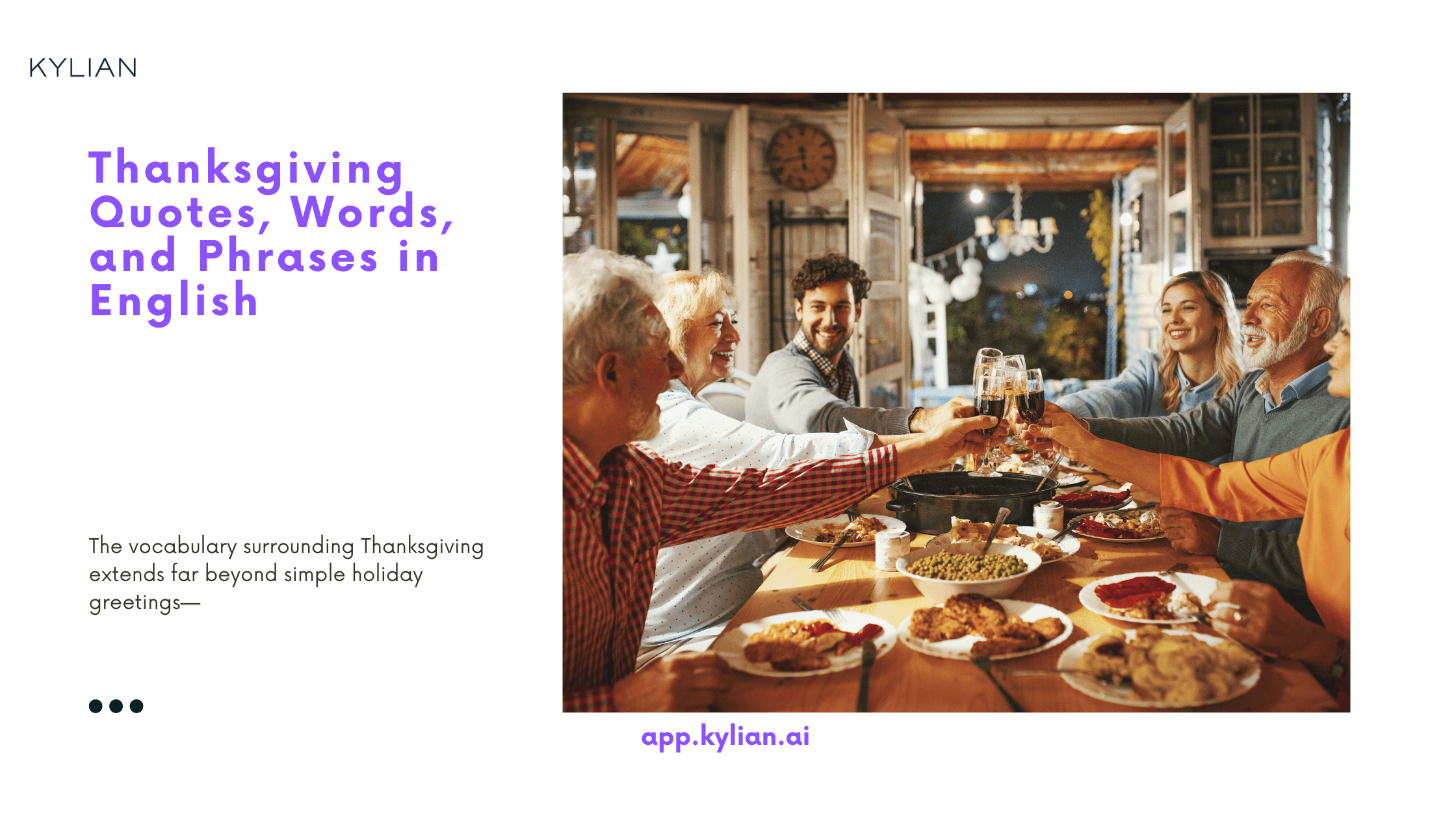 Thanksgiving Quotes, Words, and Phrases in English