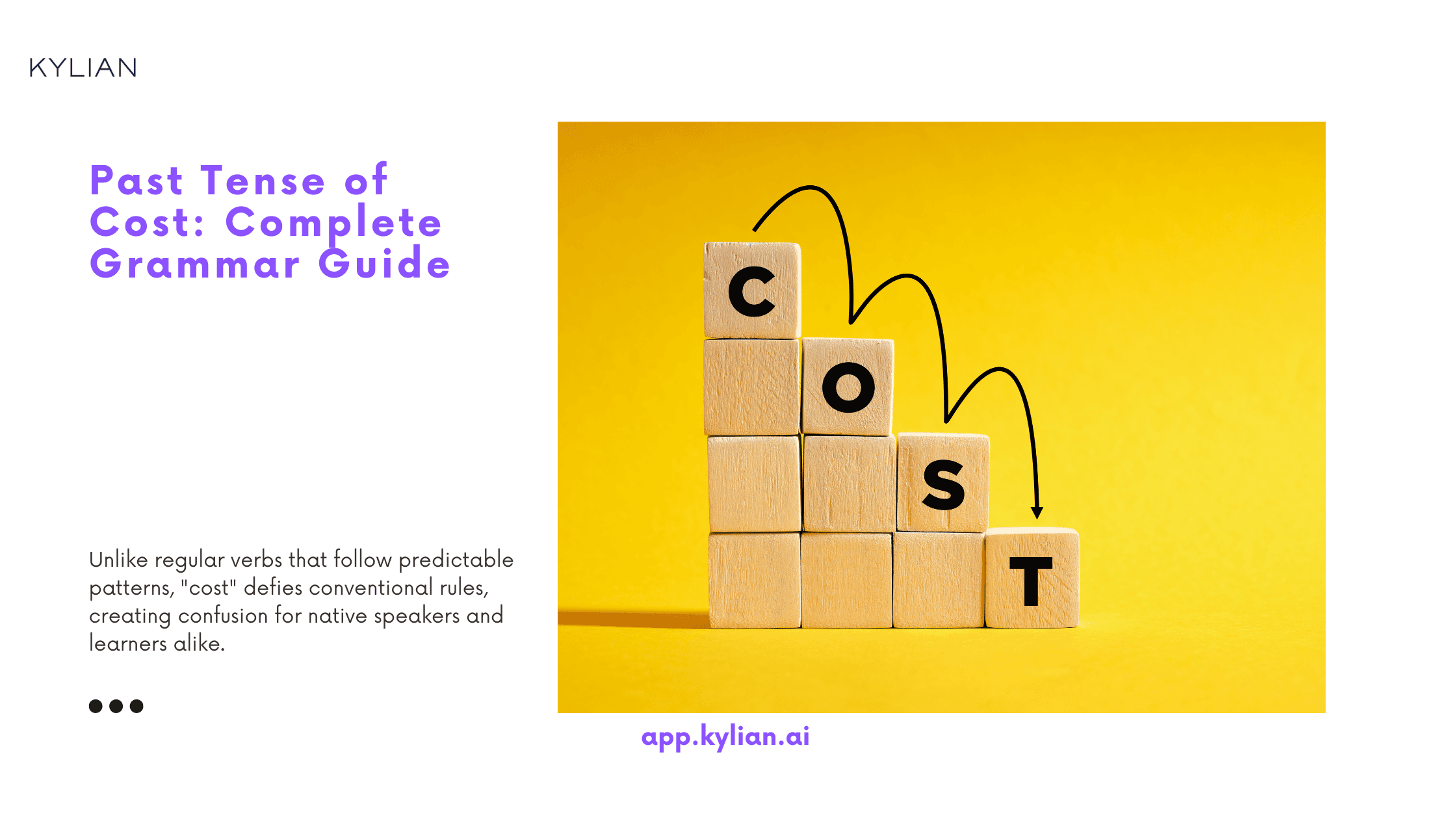 Past Tense of Cost: Complete Grammar Guide