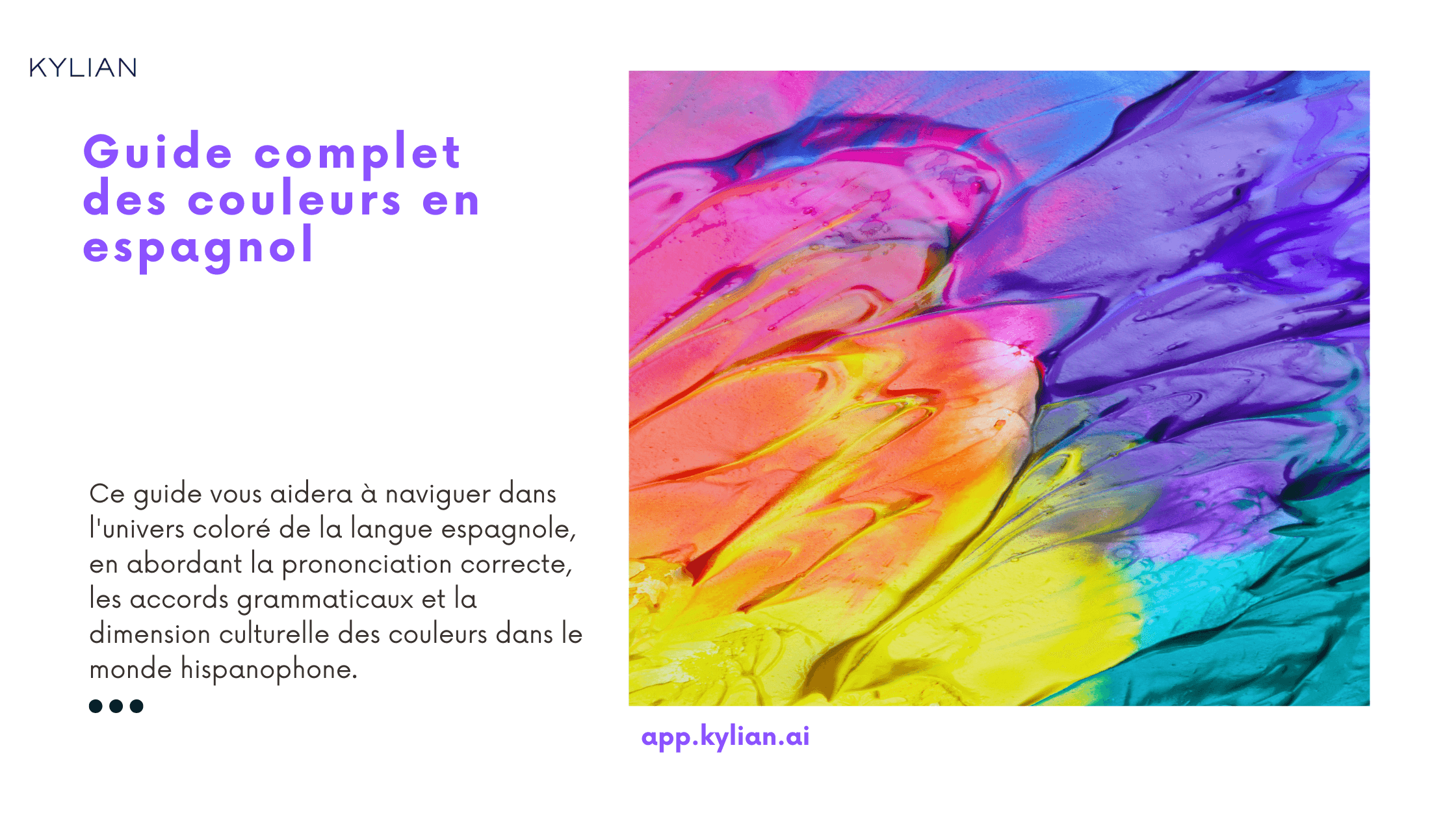 Guide complet des couleurs en espagnol