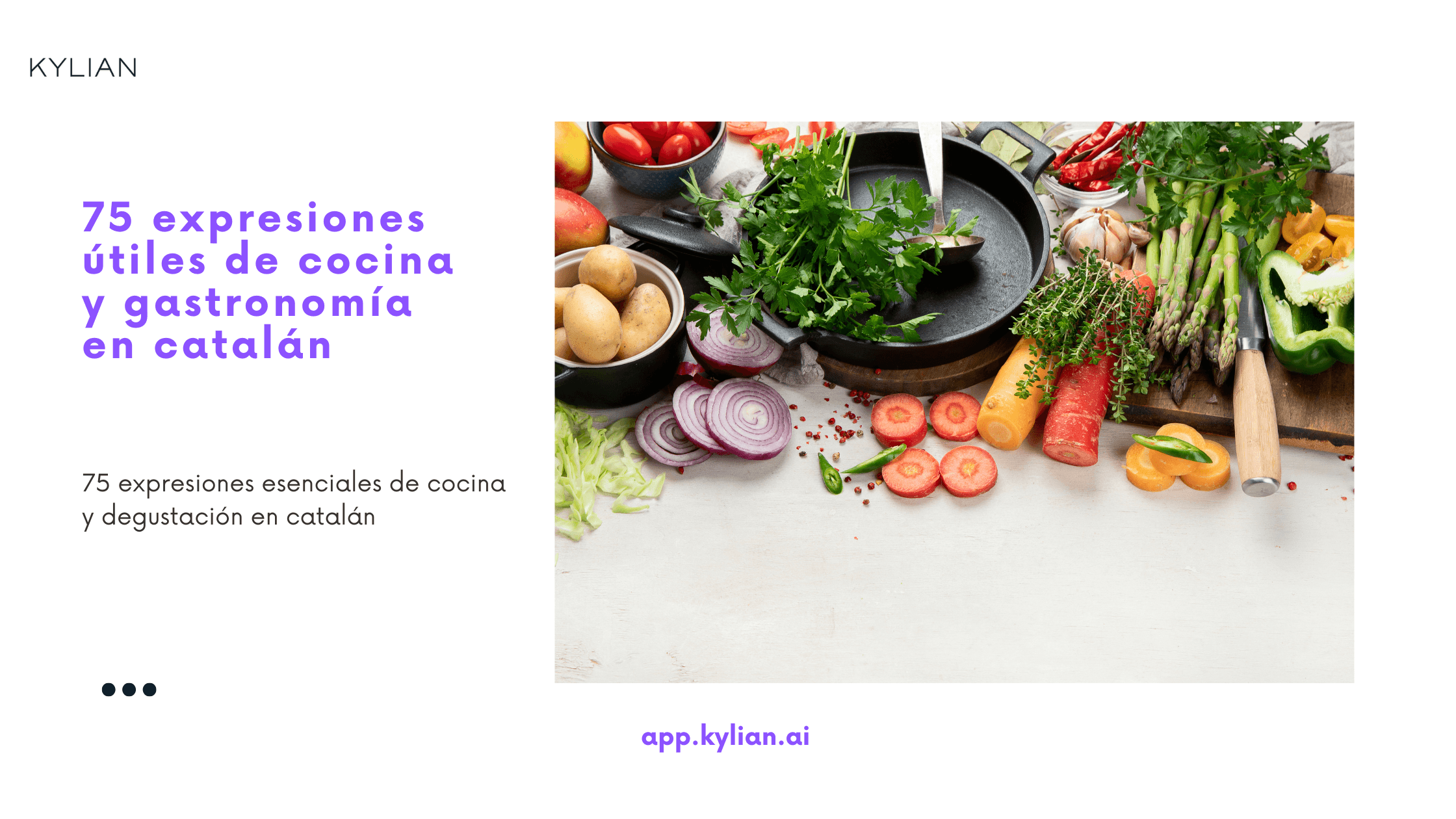 75 expresiones útiles de cocina y gastronomía en catalán
