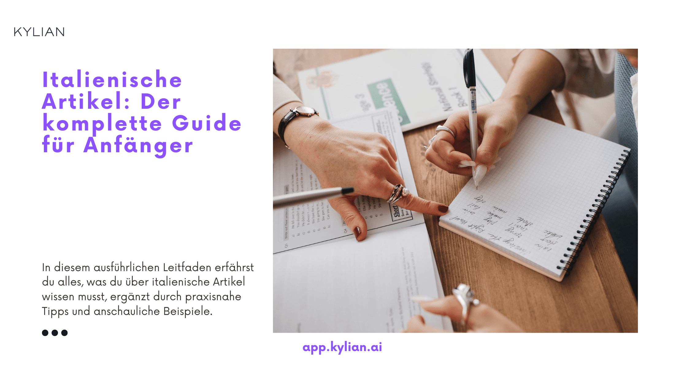 Italienische Artikel: Der komplette Guide für Anfänger