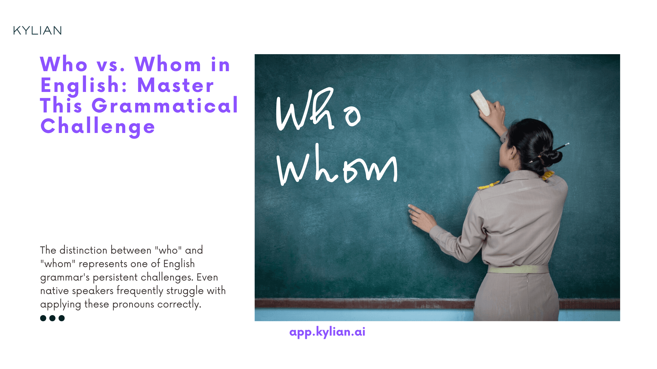 Who vs. Whom in English: Master This Grammatical Challenge